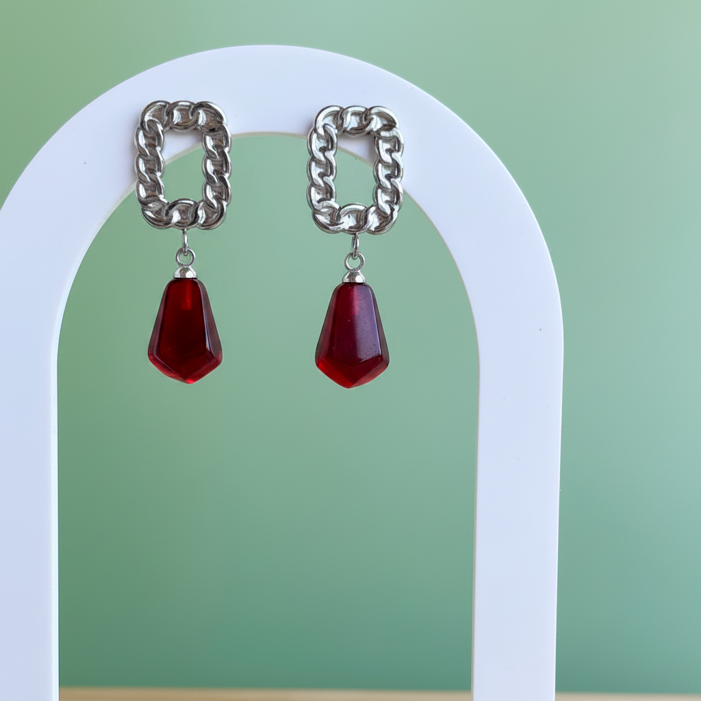 Pendientes “Zacatín” (plateado)