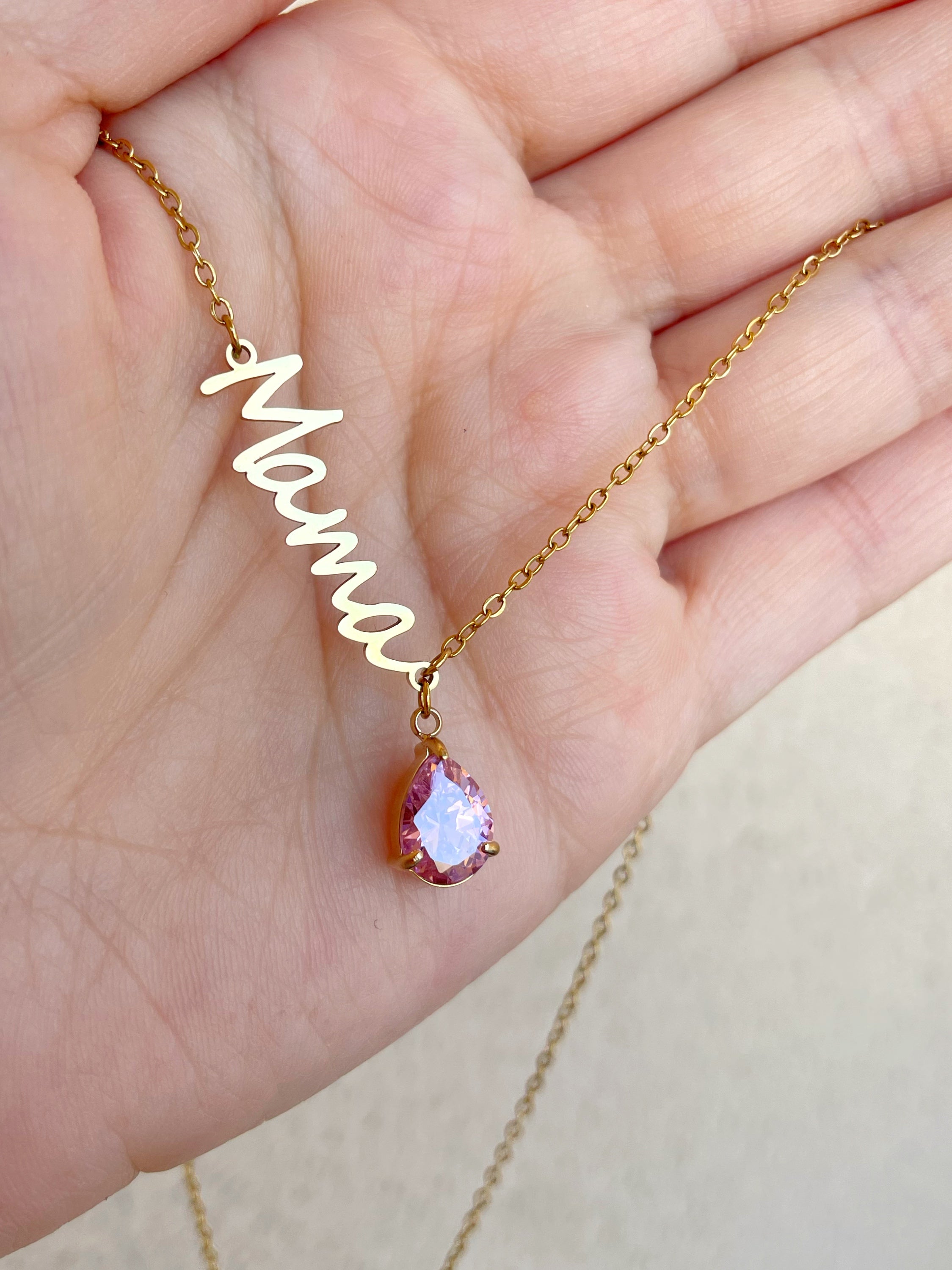 Collar “Mami Bella” rosa