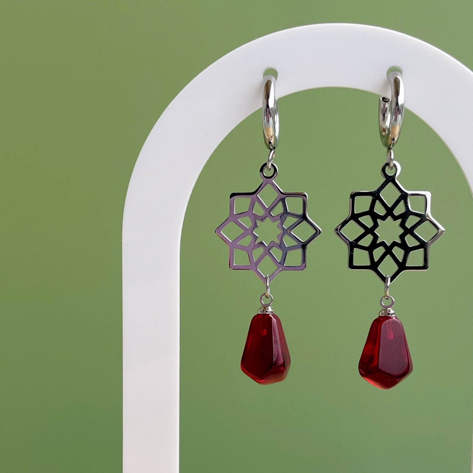 Pendientes “Plaza nueva” plateado