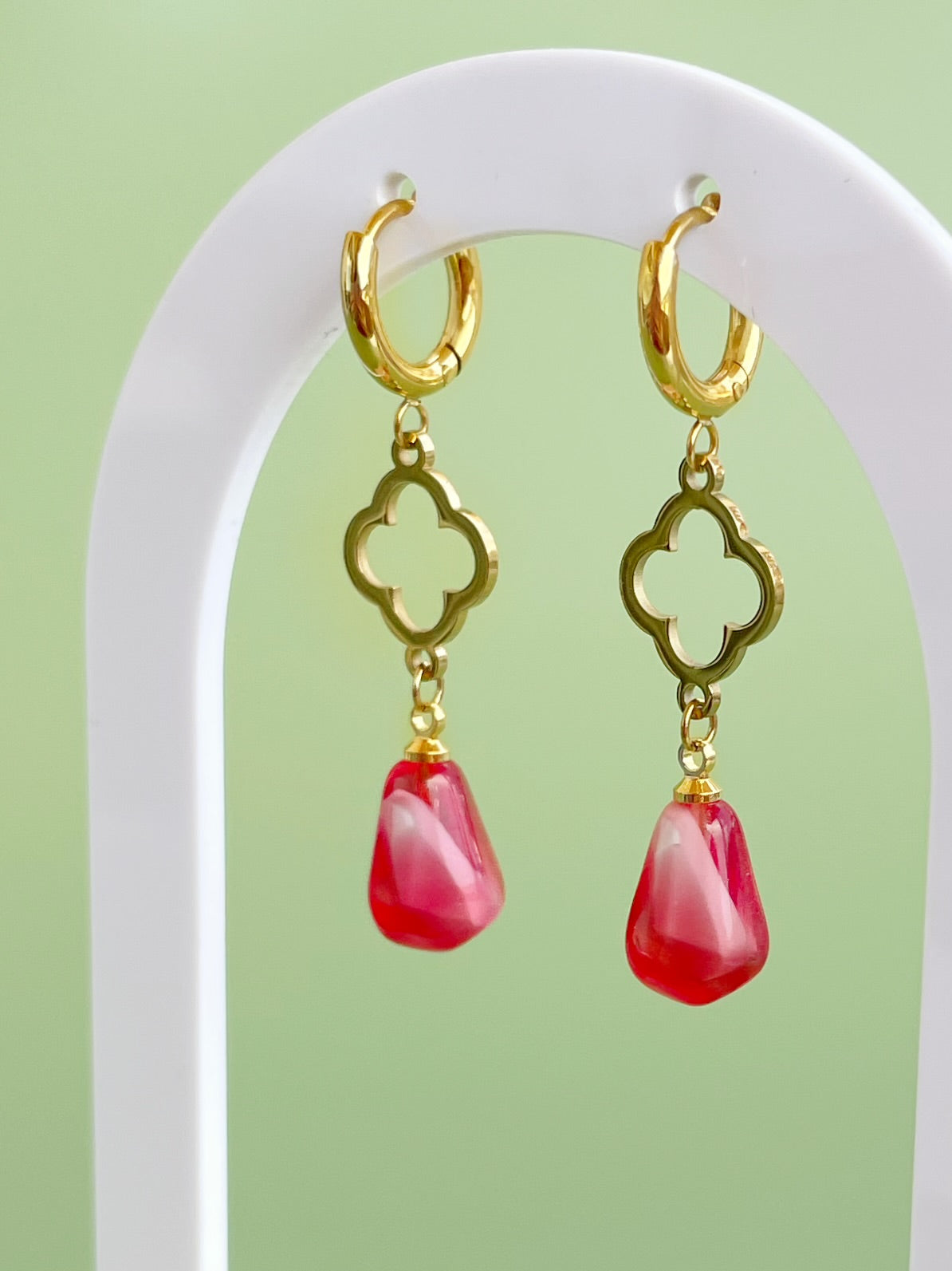 Pendientes “Chuminá” claro