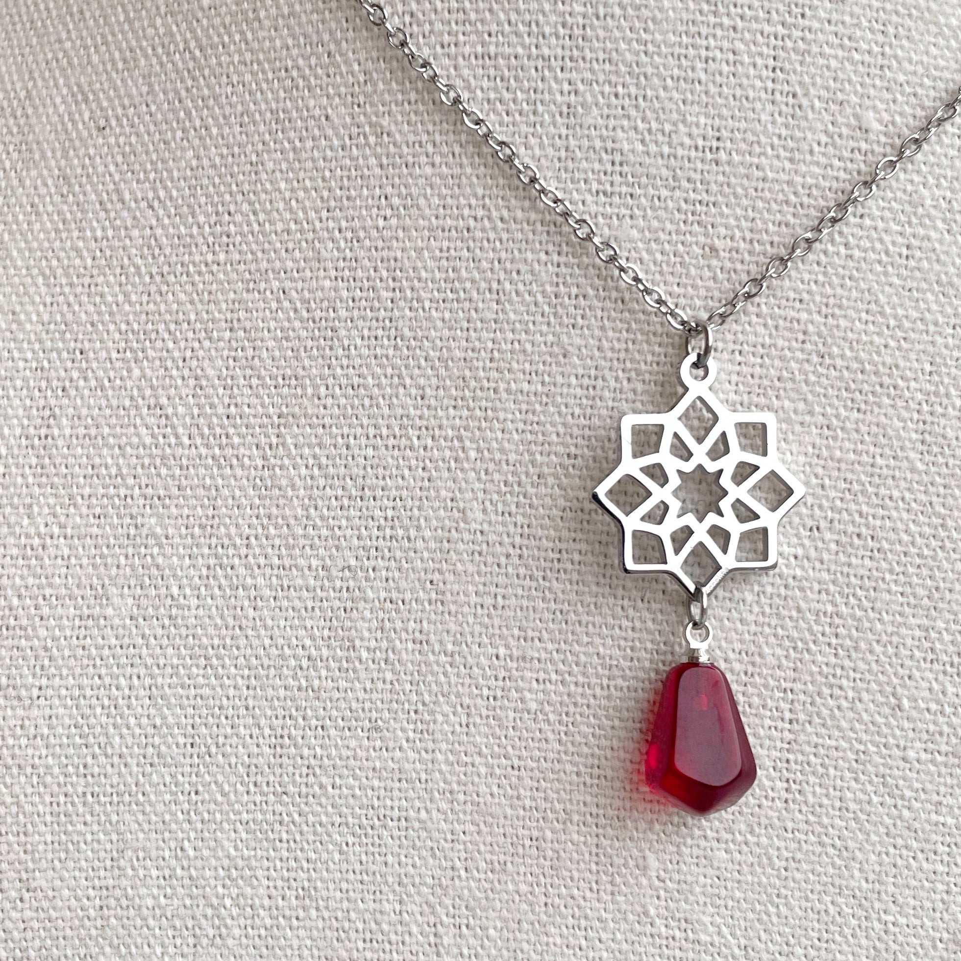 Collar “Plaza Nueva” plateado