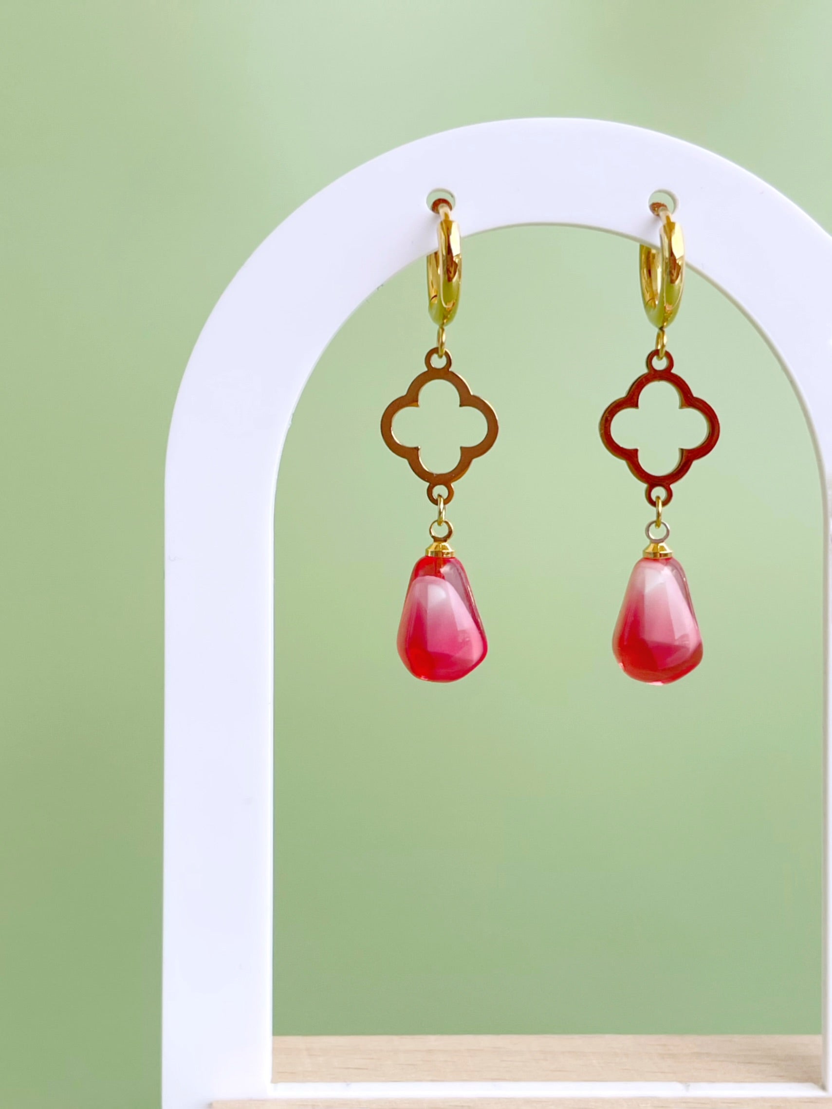 Pendientes “Chuminá” claro
