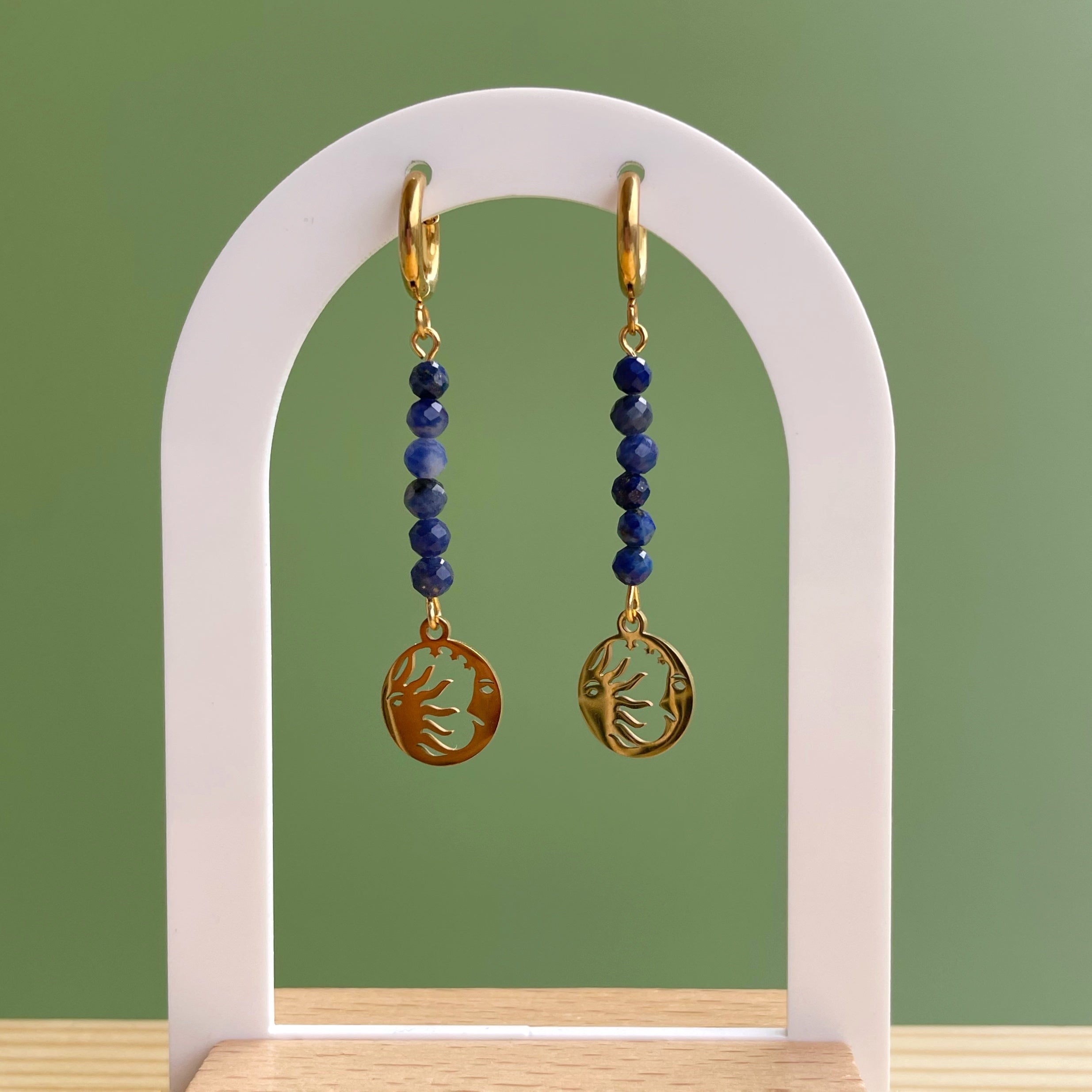 Pendientes “Sol y Luna”