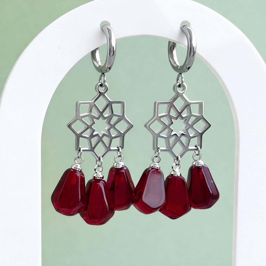 Pendientes “Zoraya” (plateado)