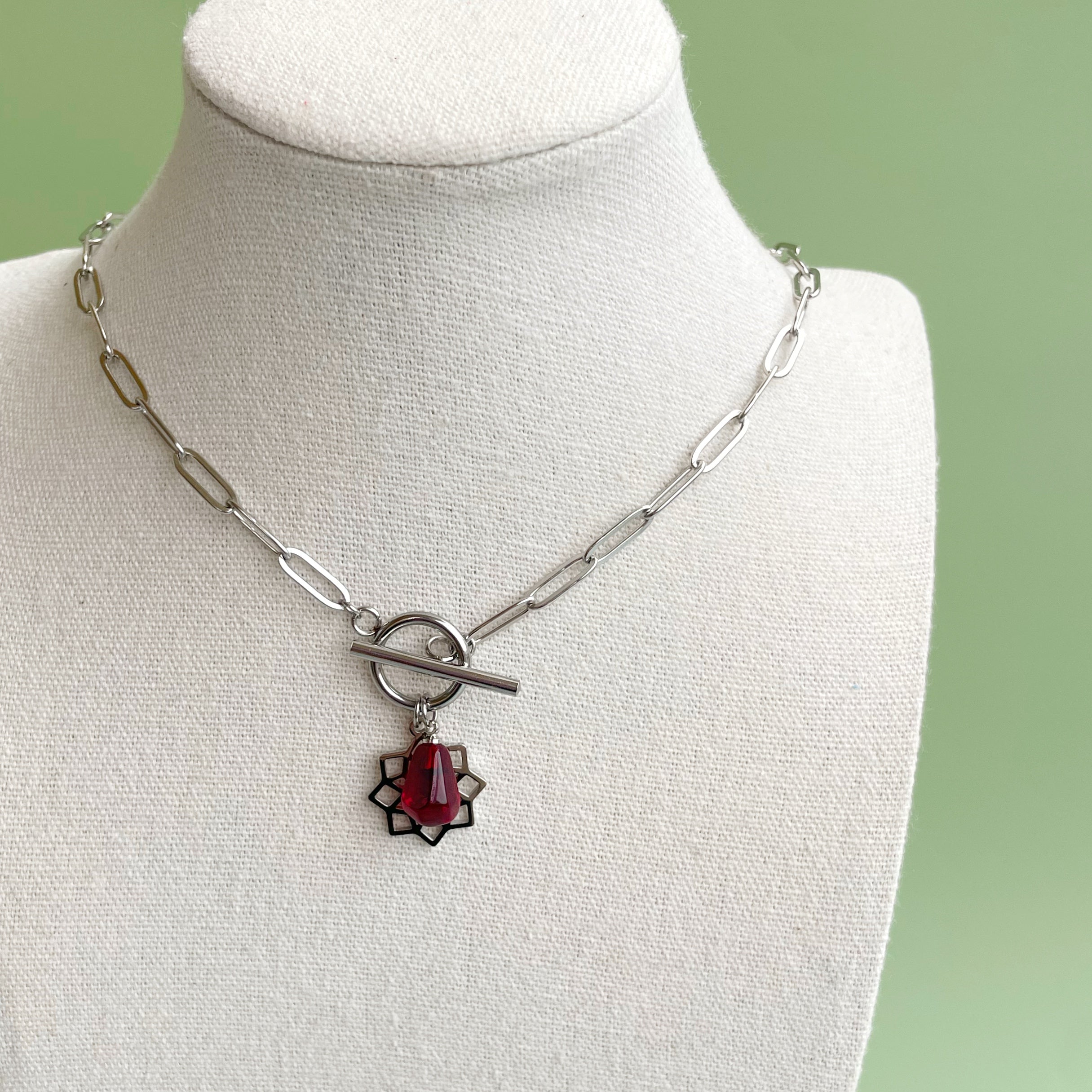 Collar “Zambra” plateado