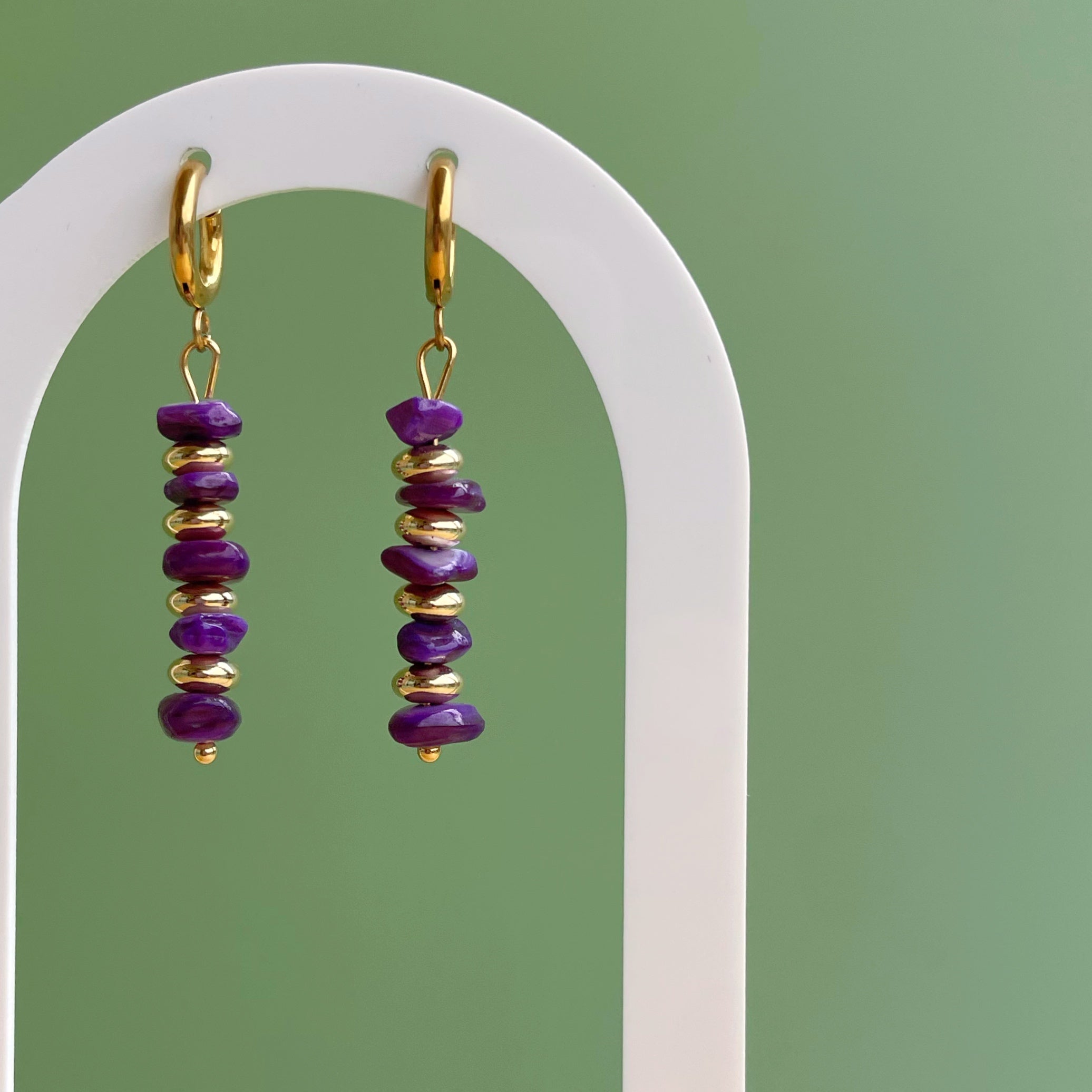 Pendientes “Purple”