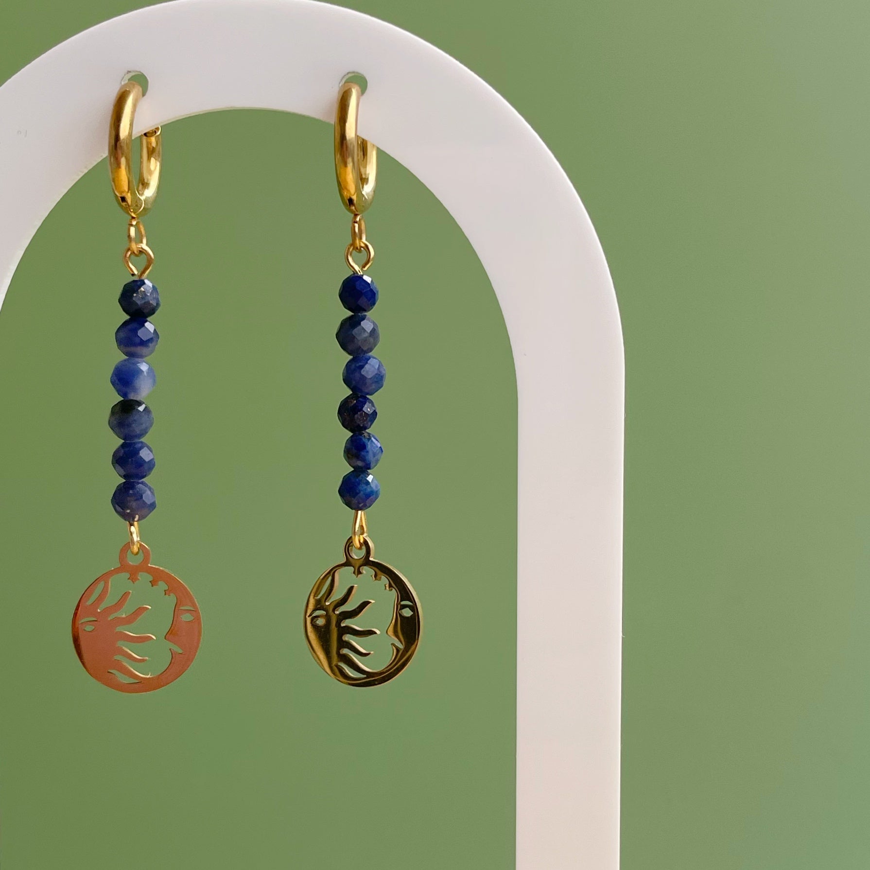 Pendientes “Sol y Luna”
