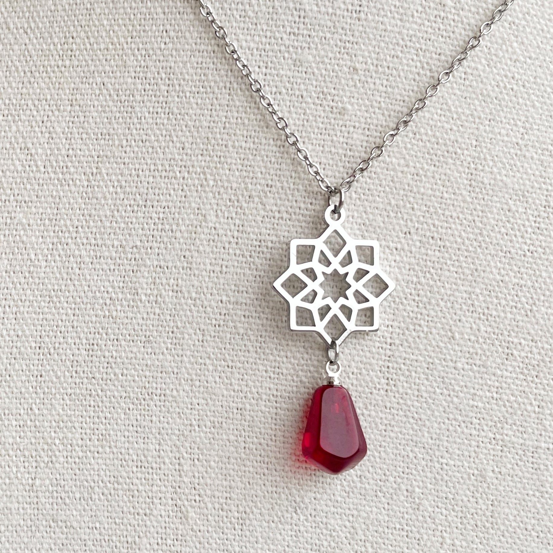 Collar “Plaza Nueva” plateado