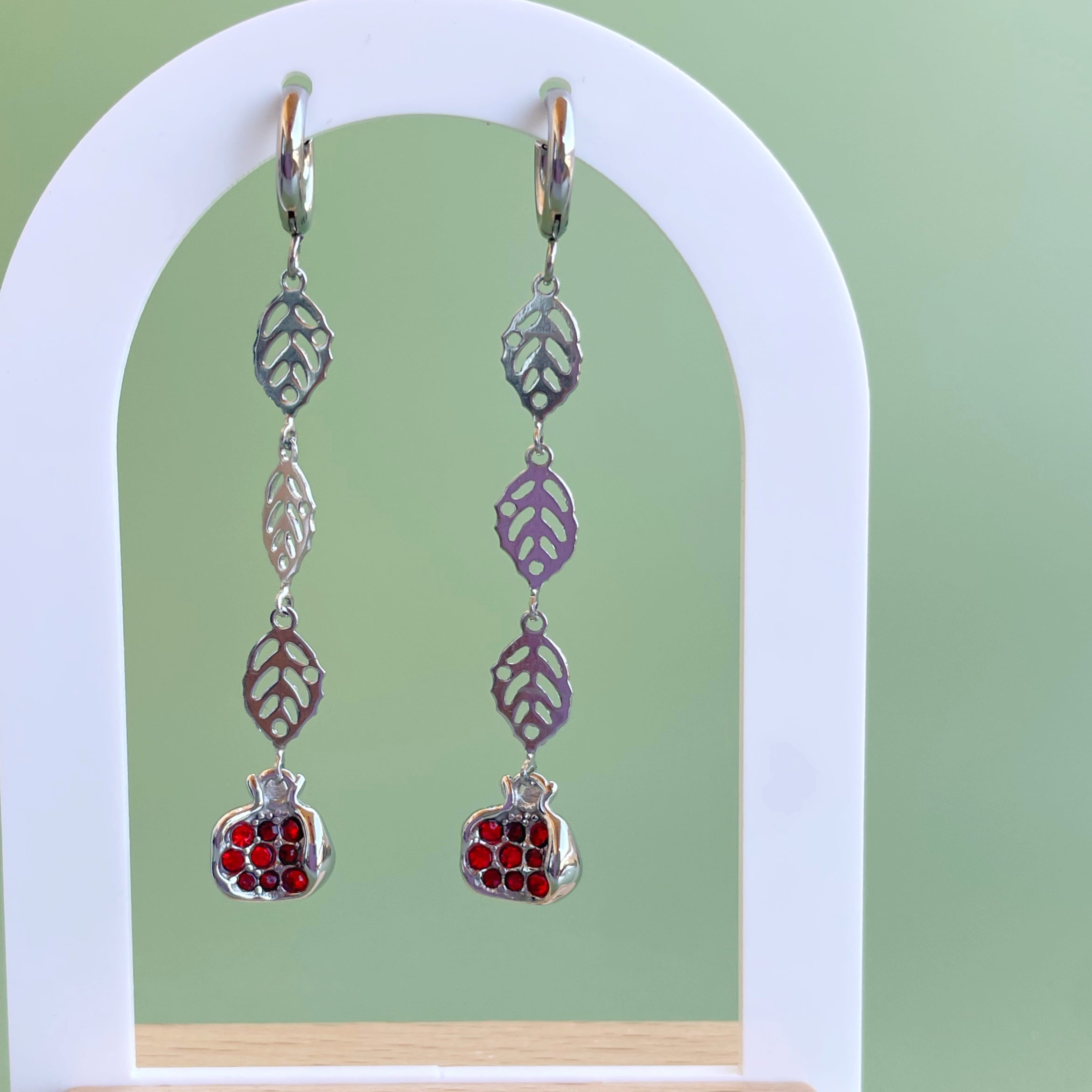 Pendientes “Realejo” plateado