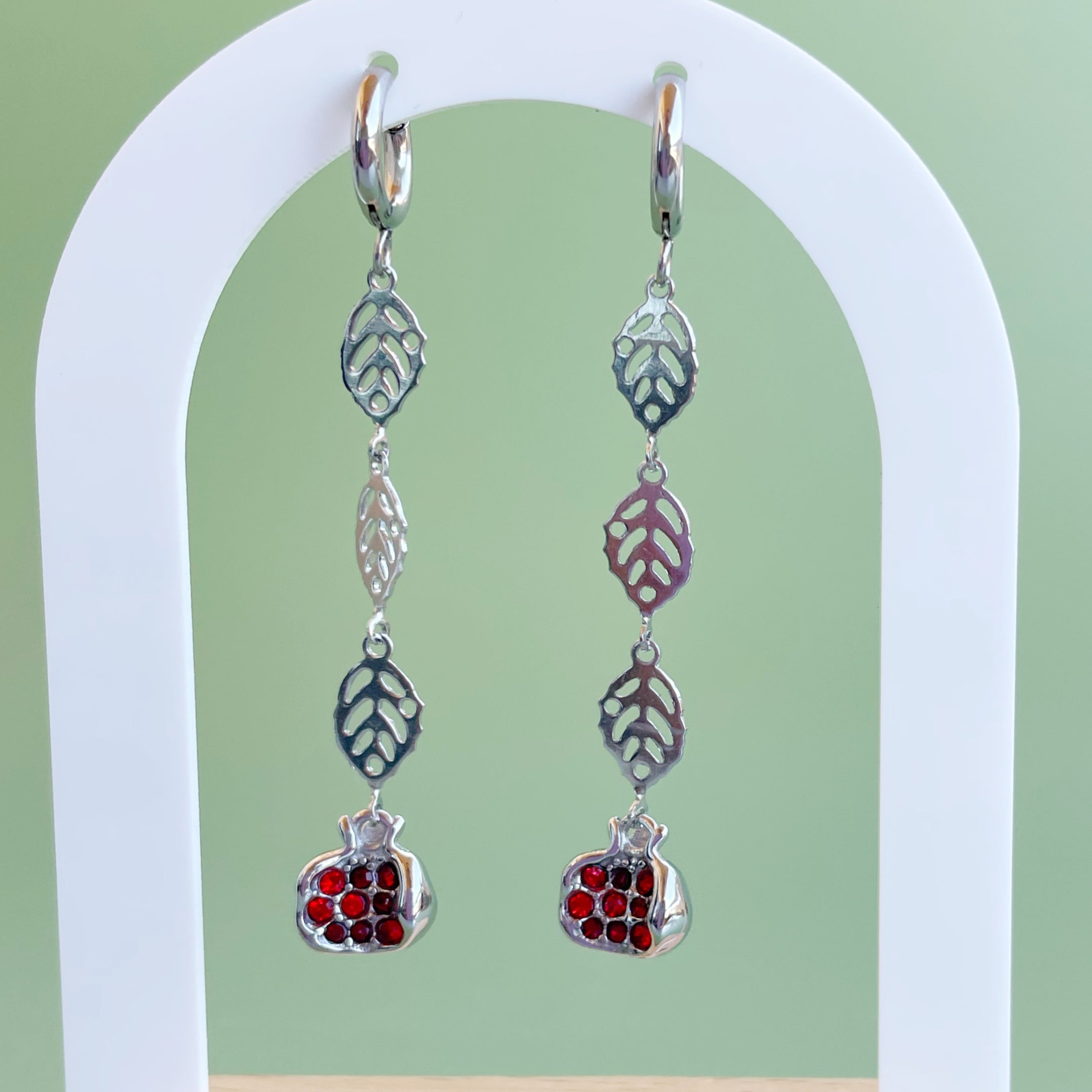 Pendientes “Realejo” plateado