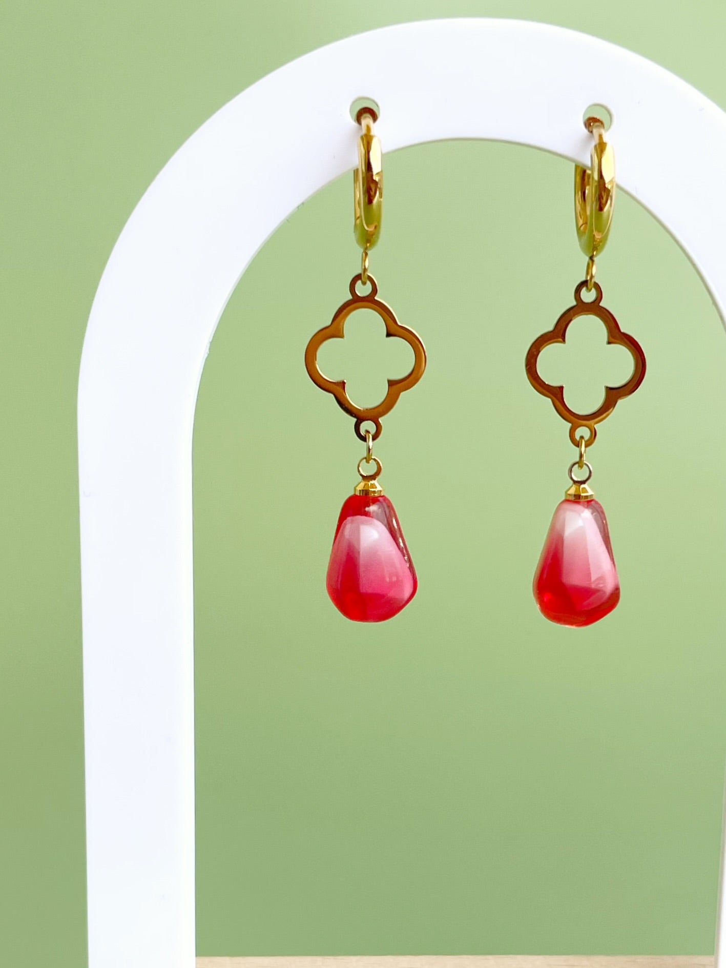 Pendientes “Chuminá” claro