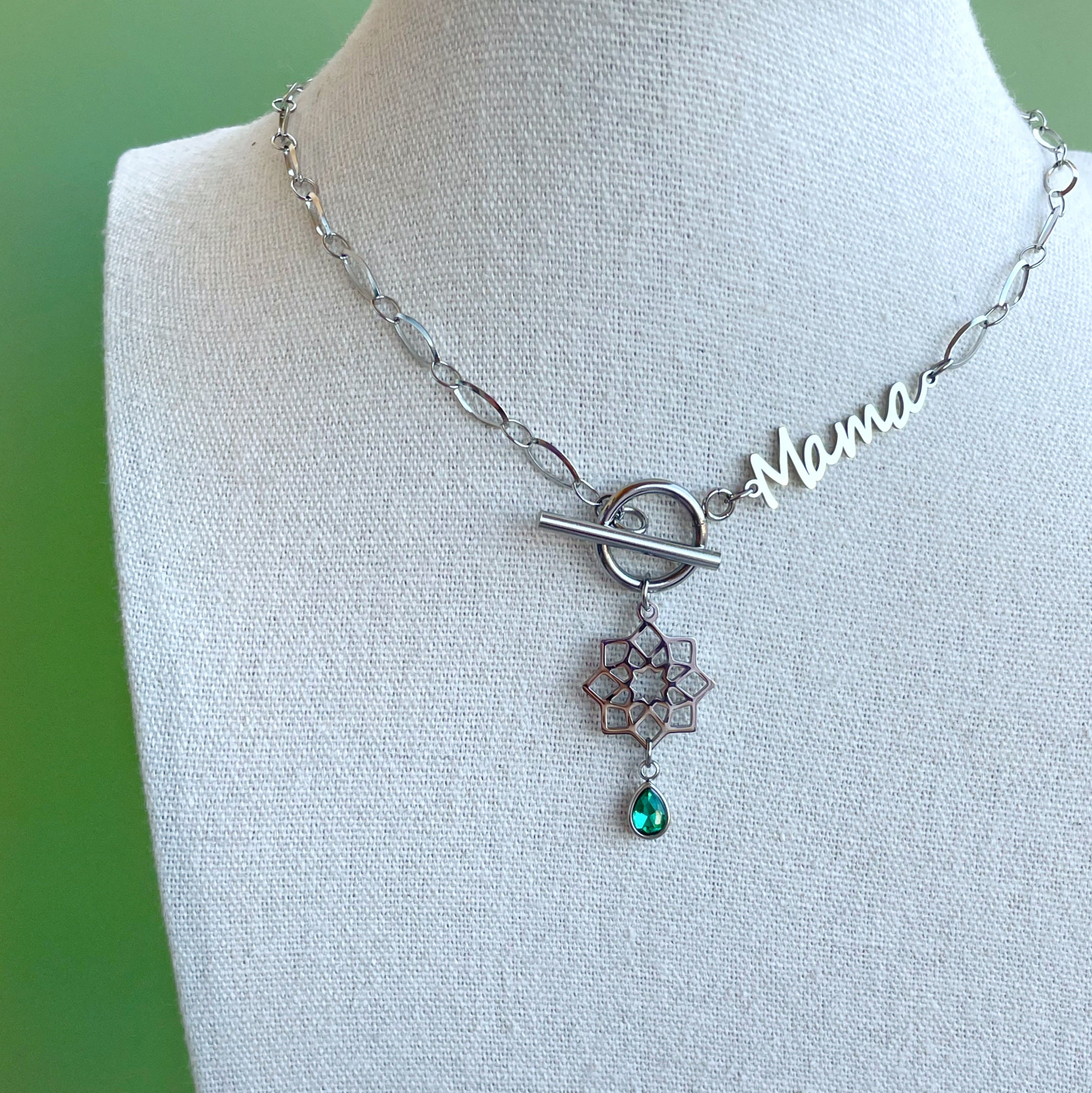 Collar “Mamá Nazarí” (plateado)