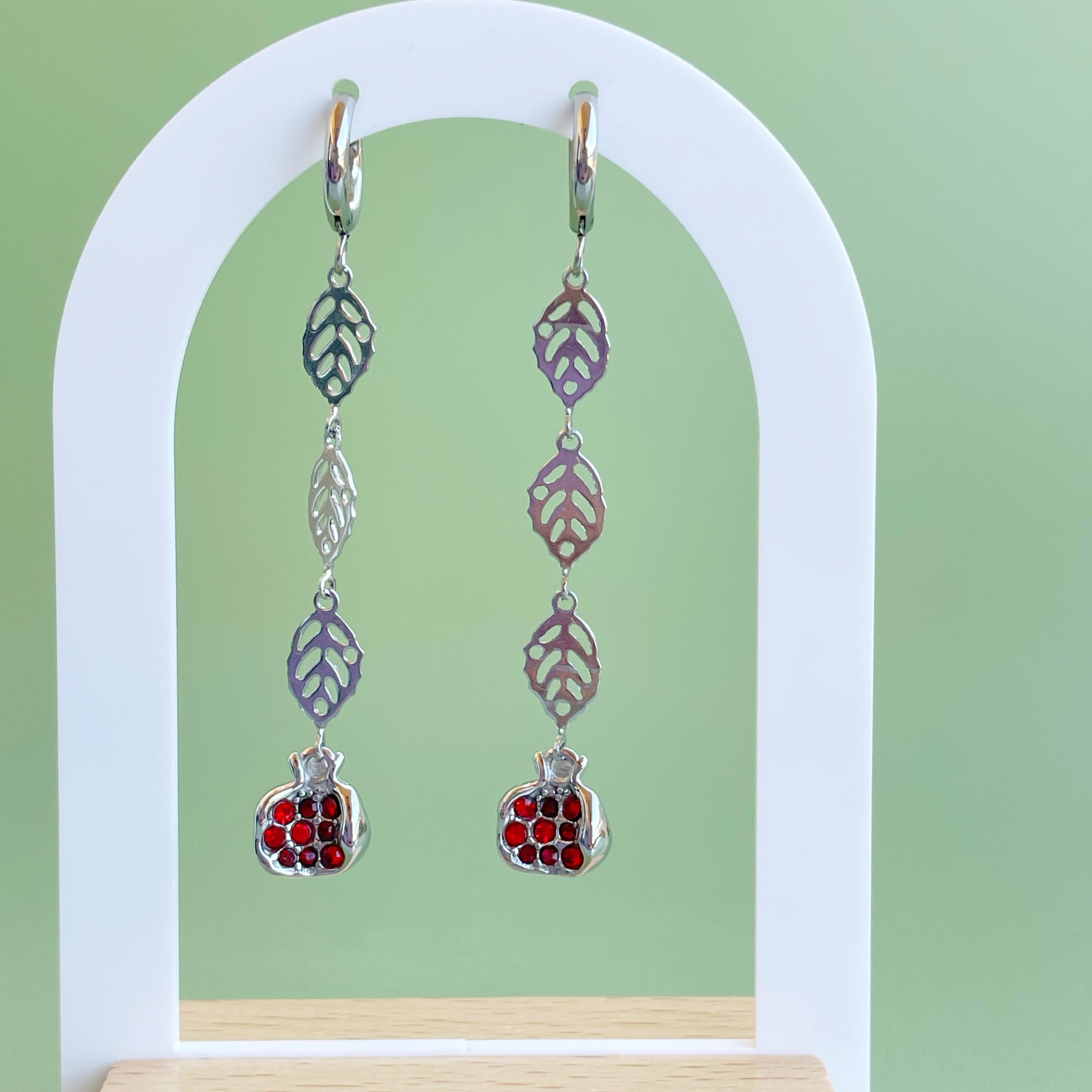 Pendientes “Realejo” plateado