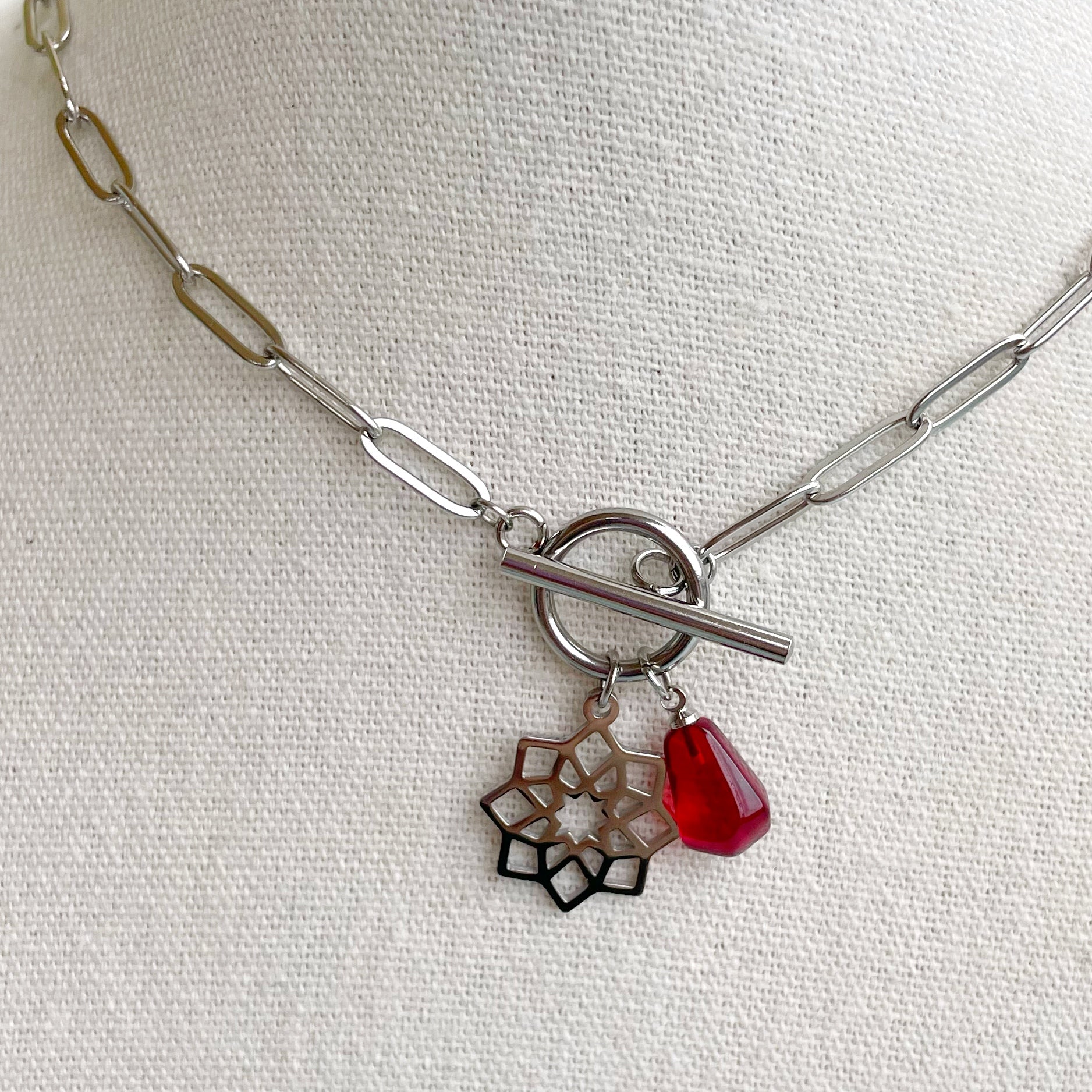 Collar “Zambra” plateado