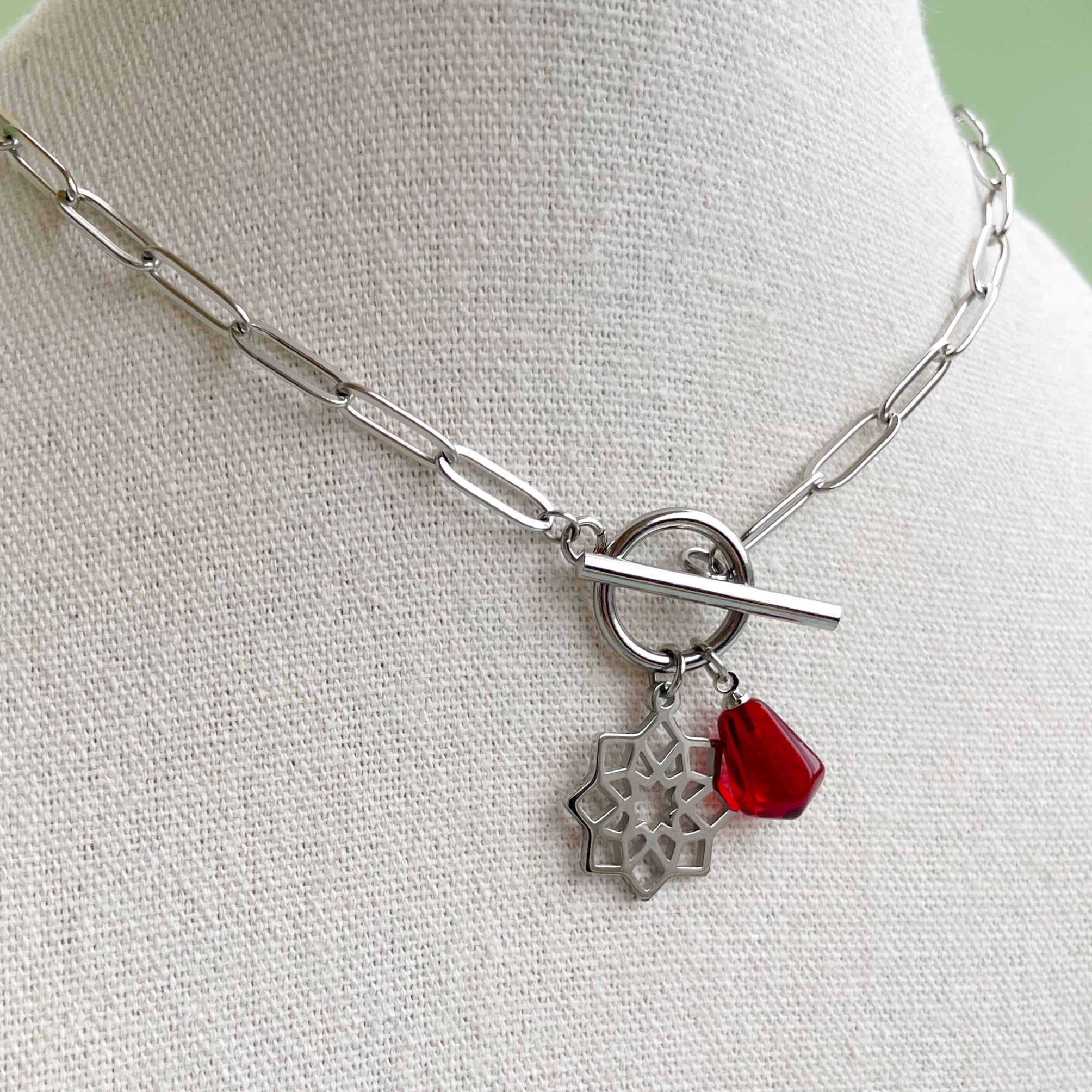 Collar “Zambra” plateado