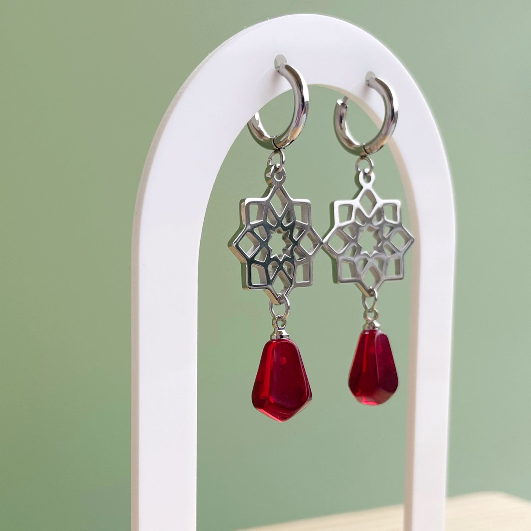 Pendientes “Plaza nueva” plateado