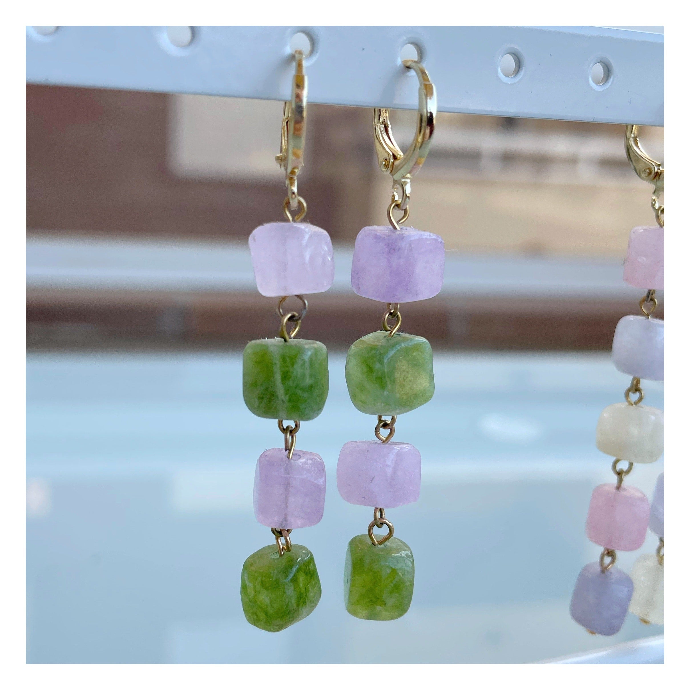 “Cascada” verde &amp; Lila