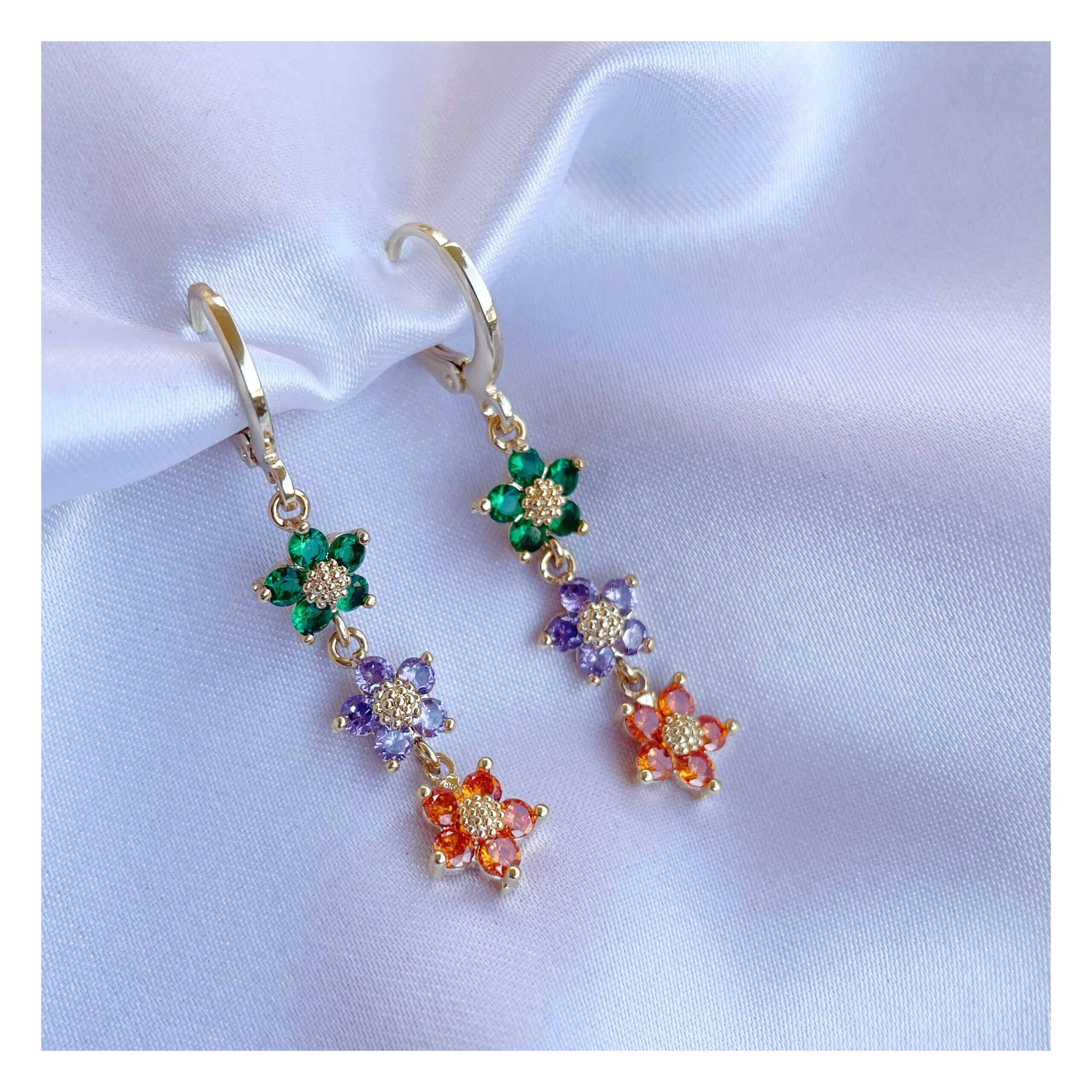 Pendientes “Florecillas” colores