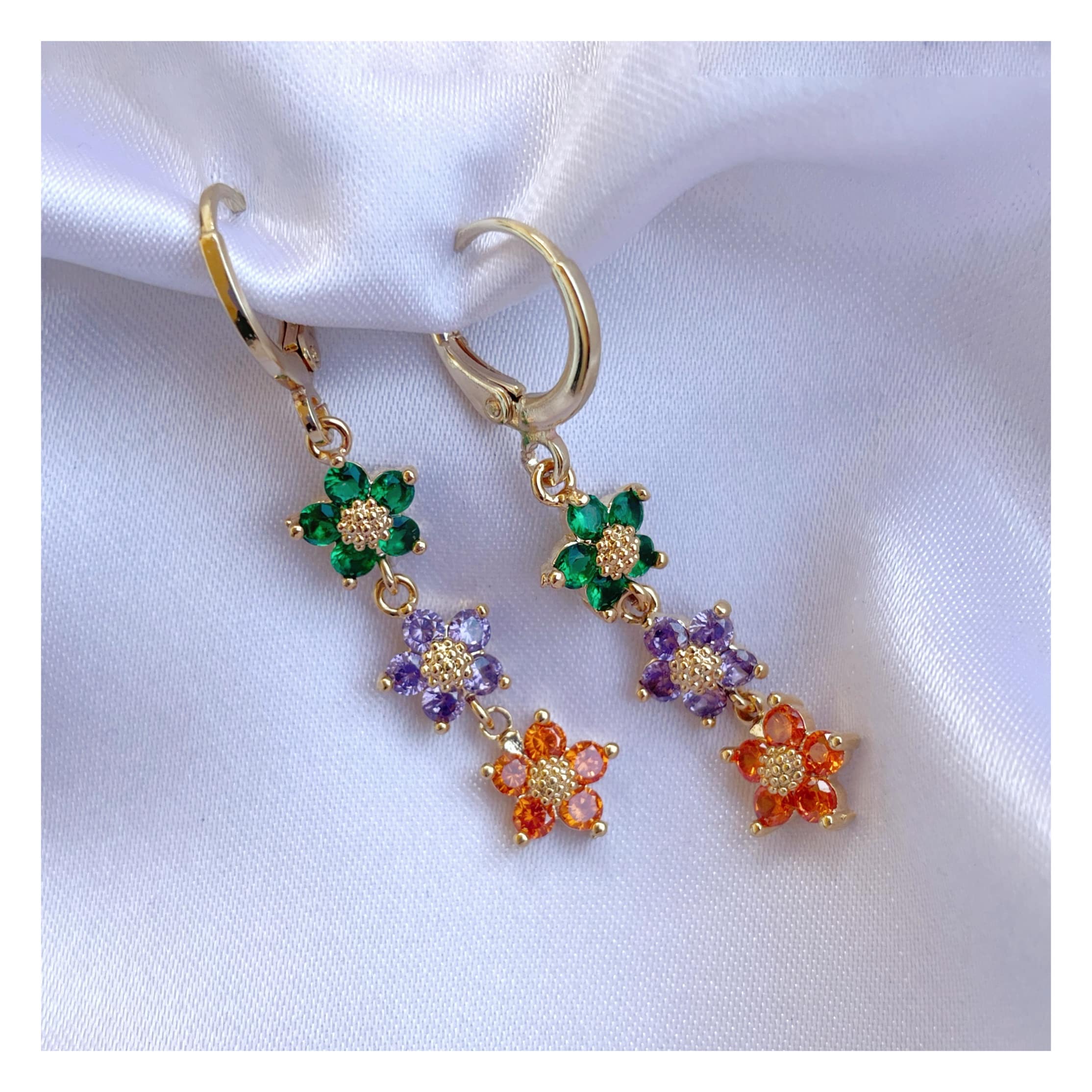 Pendientes “Florecillas” colores