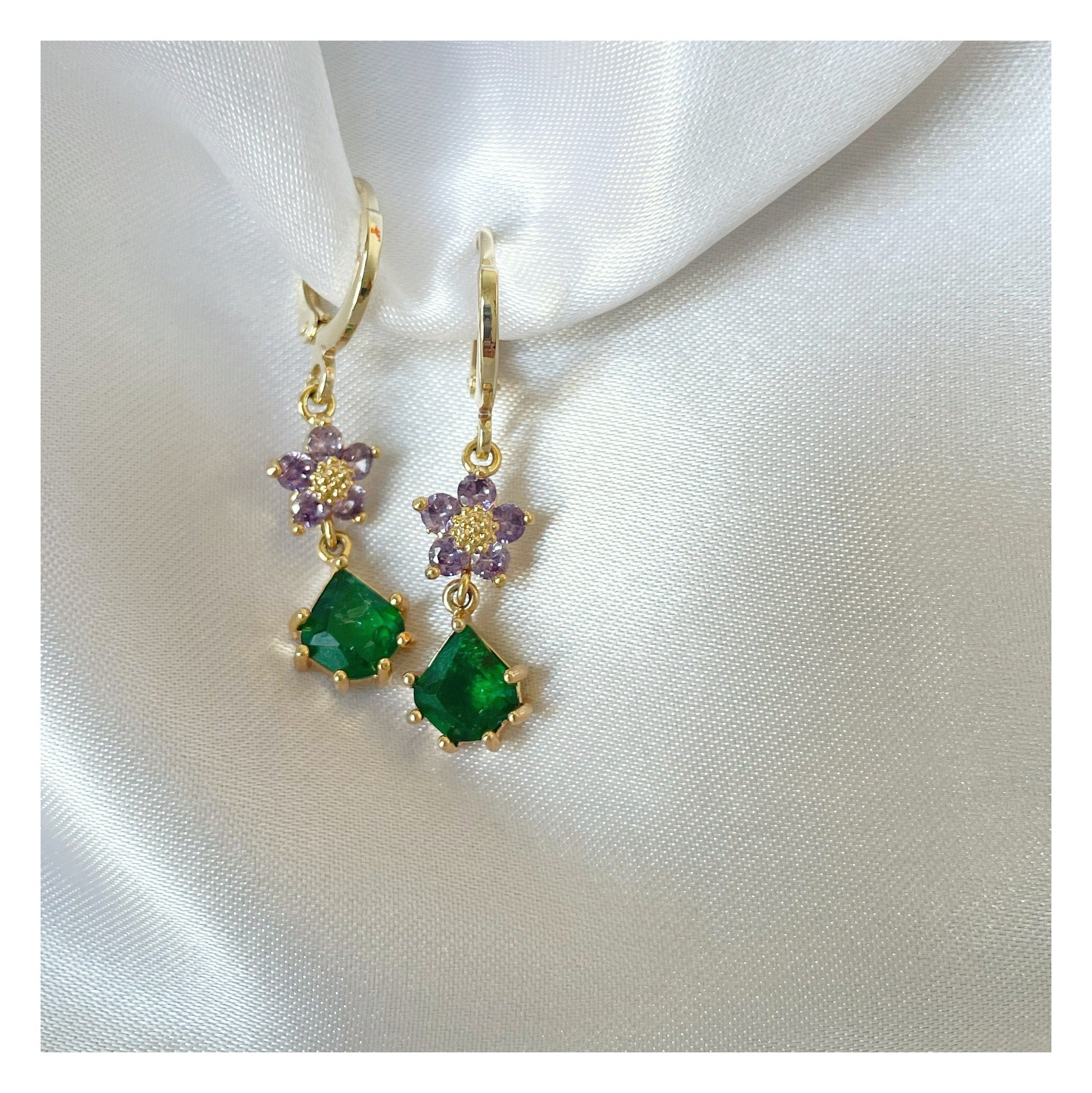 Pendientes “Florecilla” drop