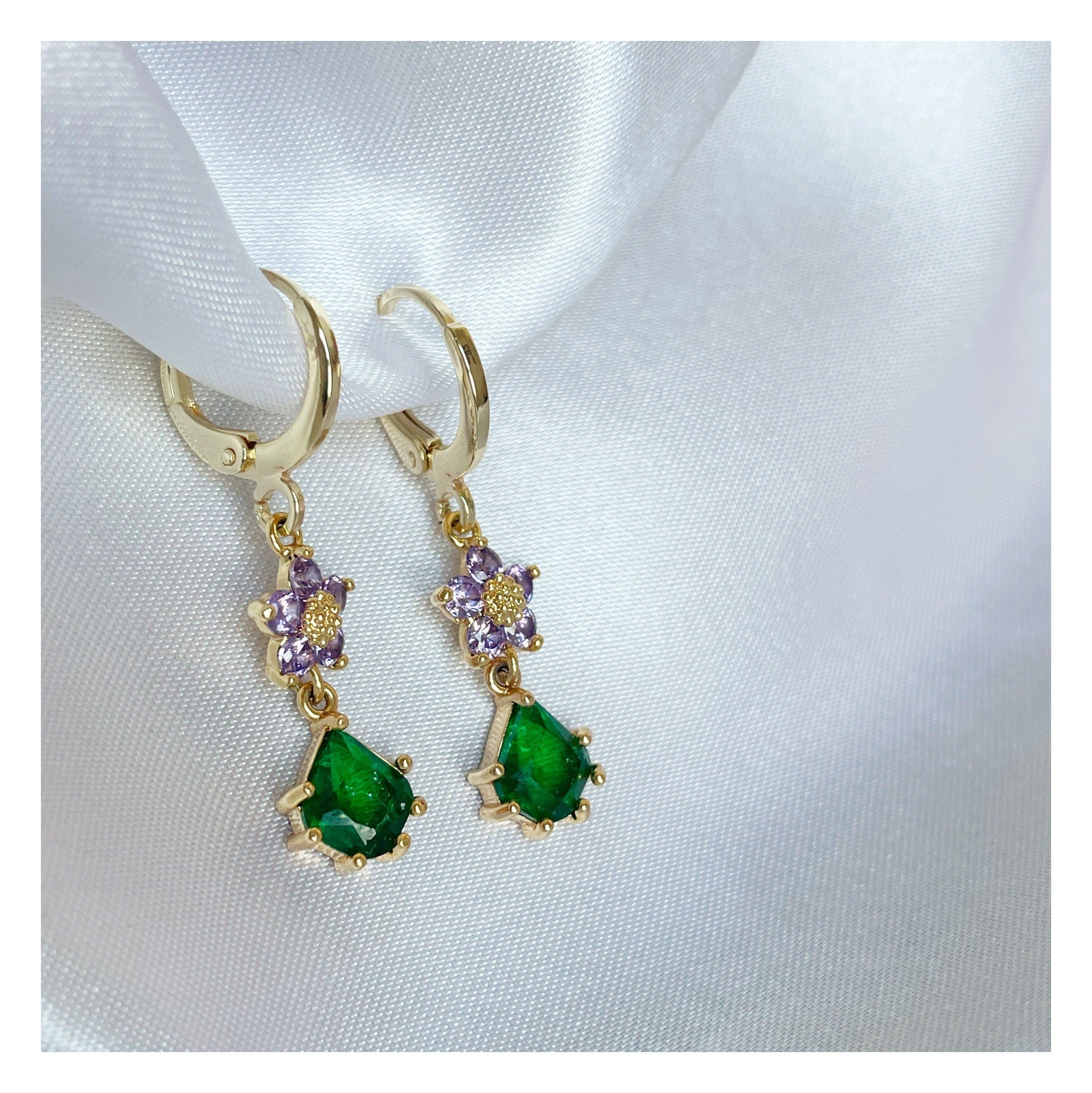 Pendientes “Florecilla” drop