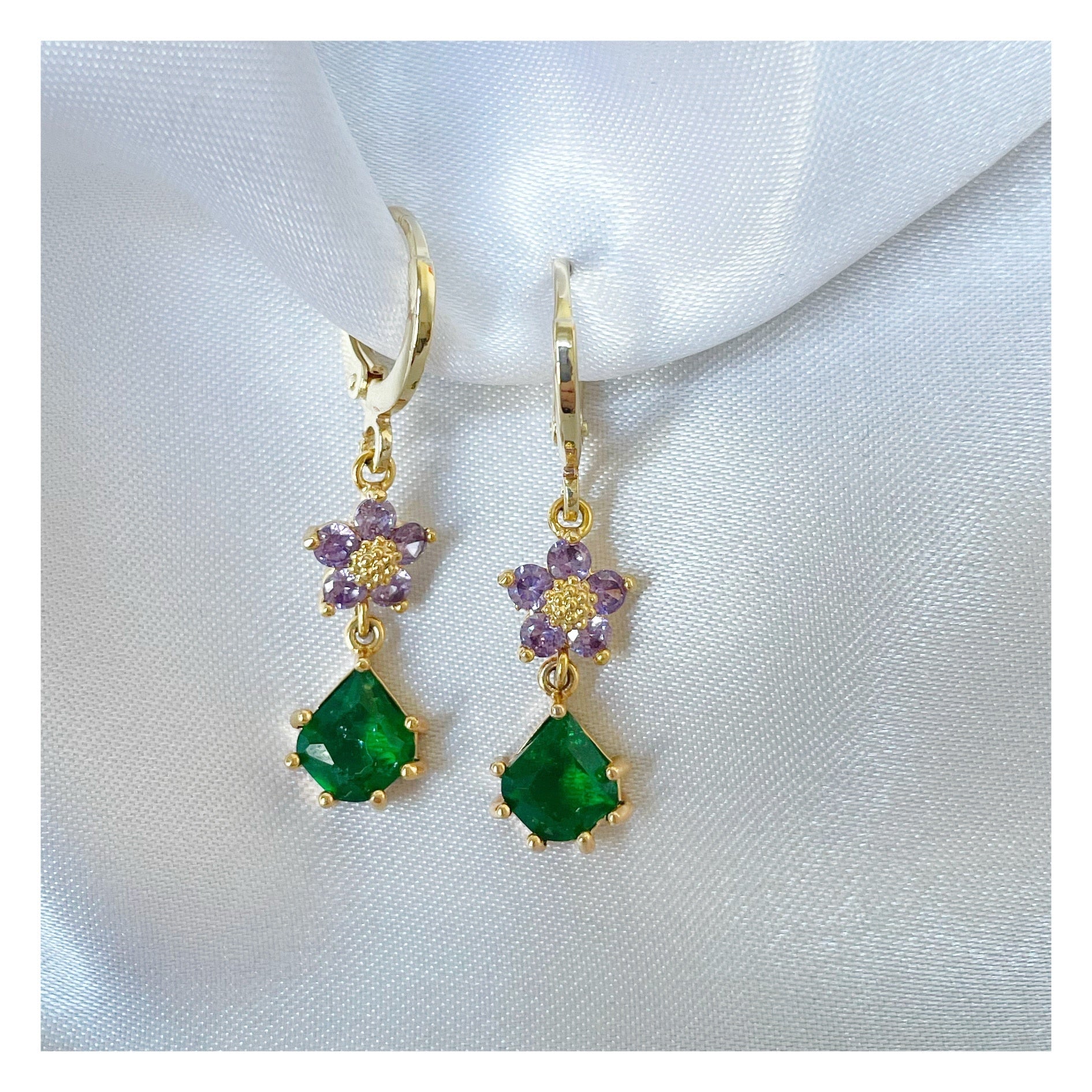 Pendientes “Florecilla” drop