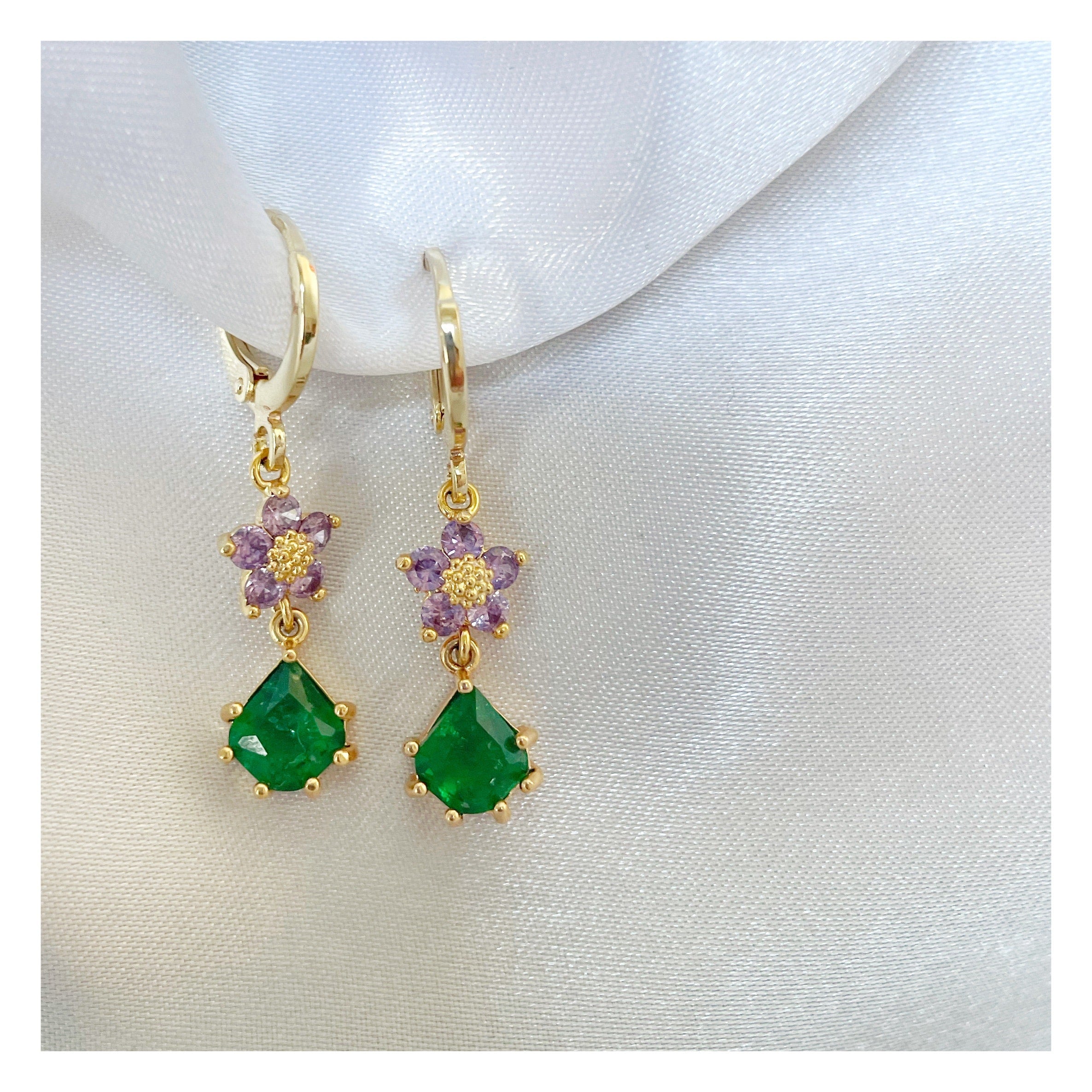 Pendientes “Florecilla” drop
