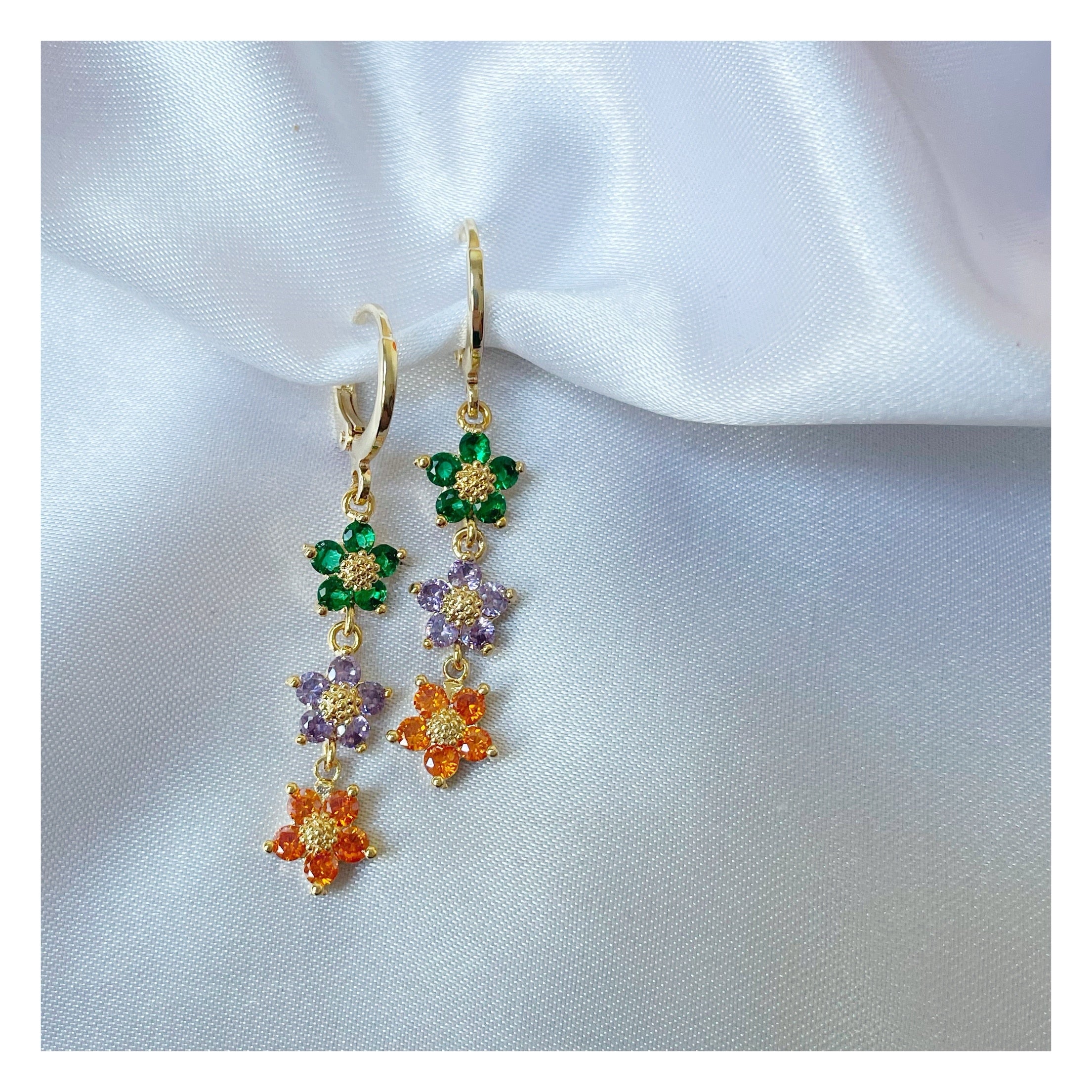 Pendientes “Florecillas” colores