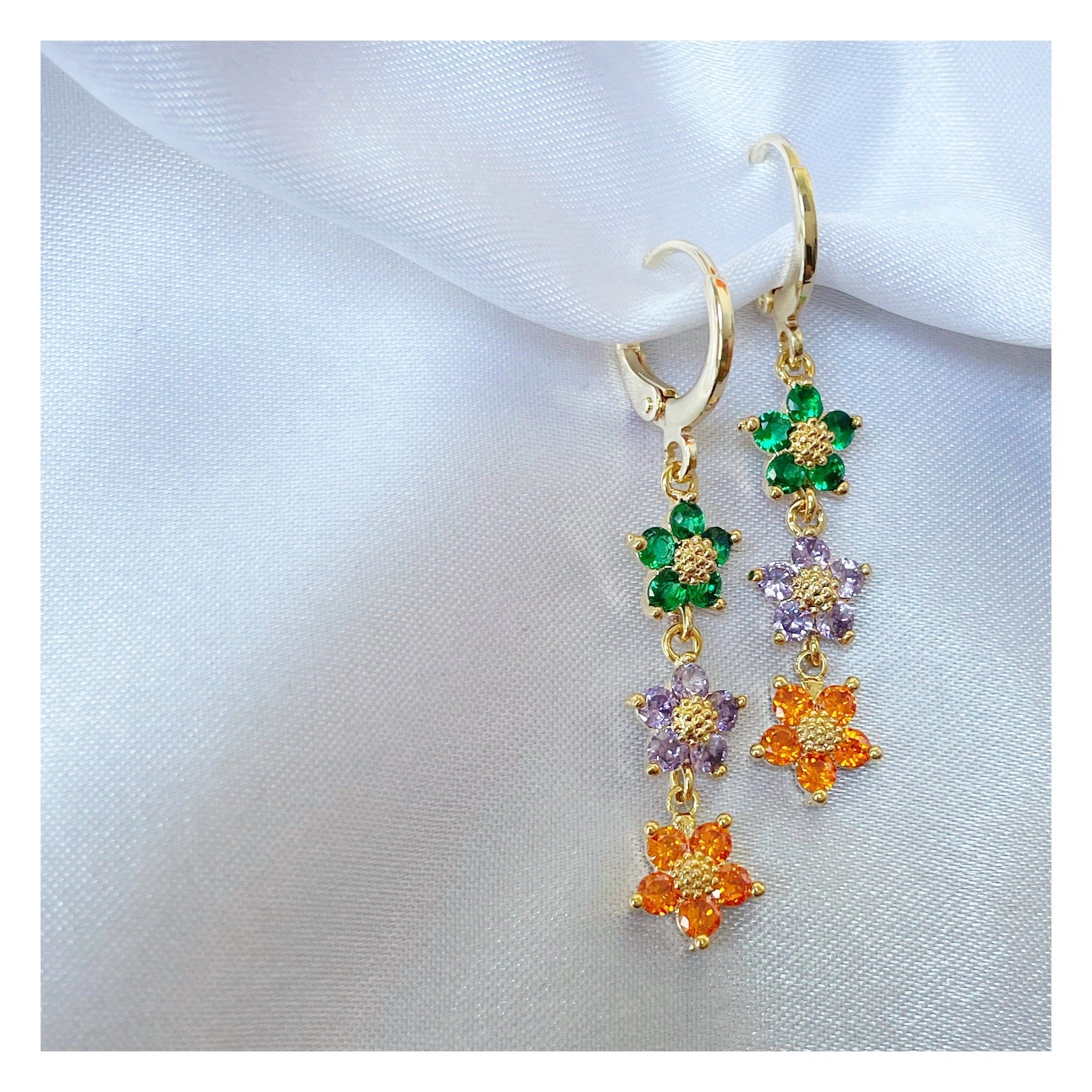 Pendientes “Florecillas” colores