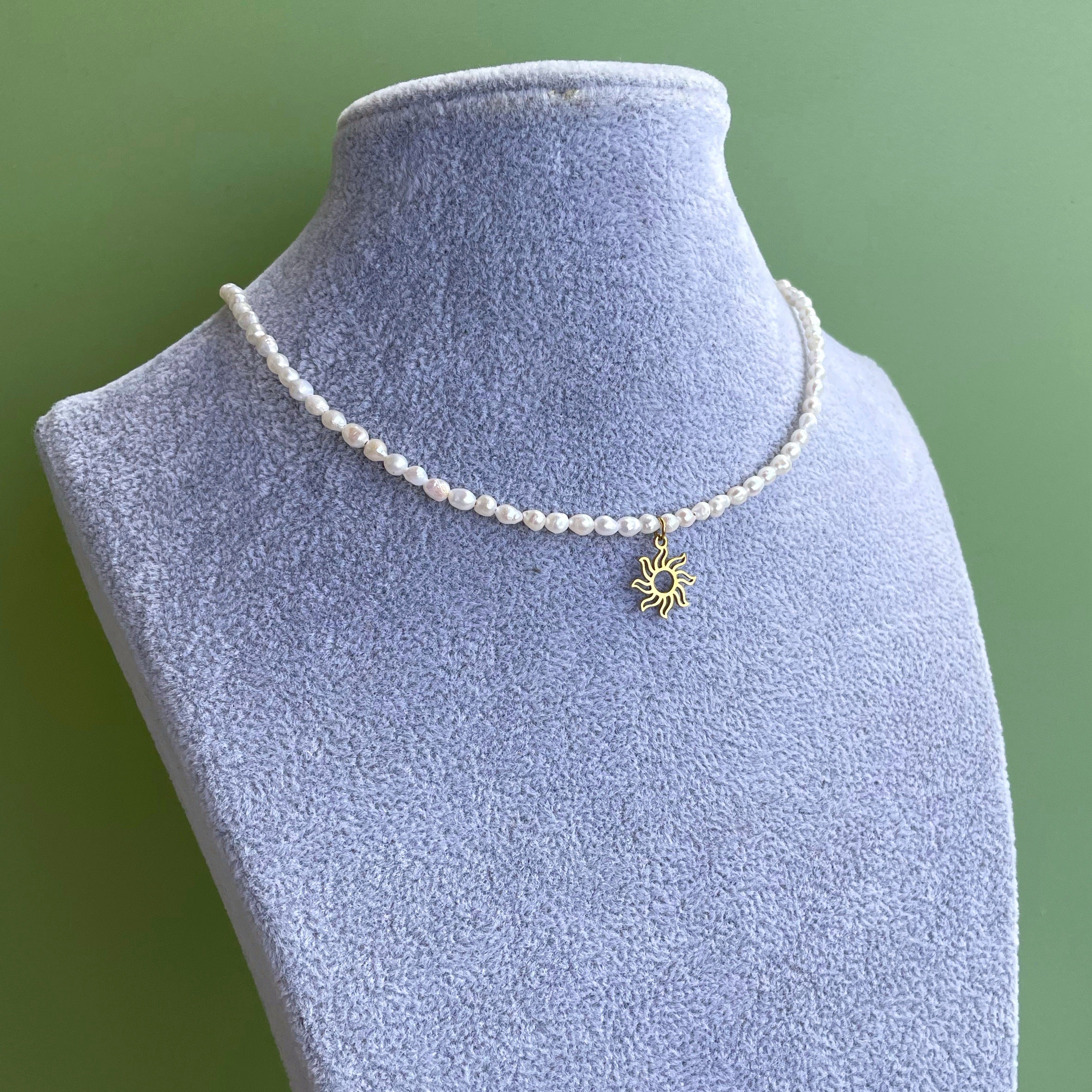 Choker Perlas “Solar”