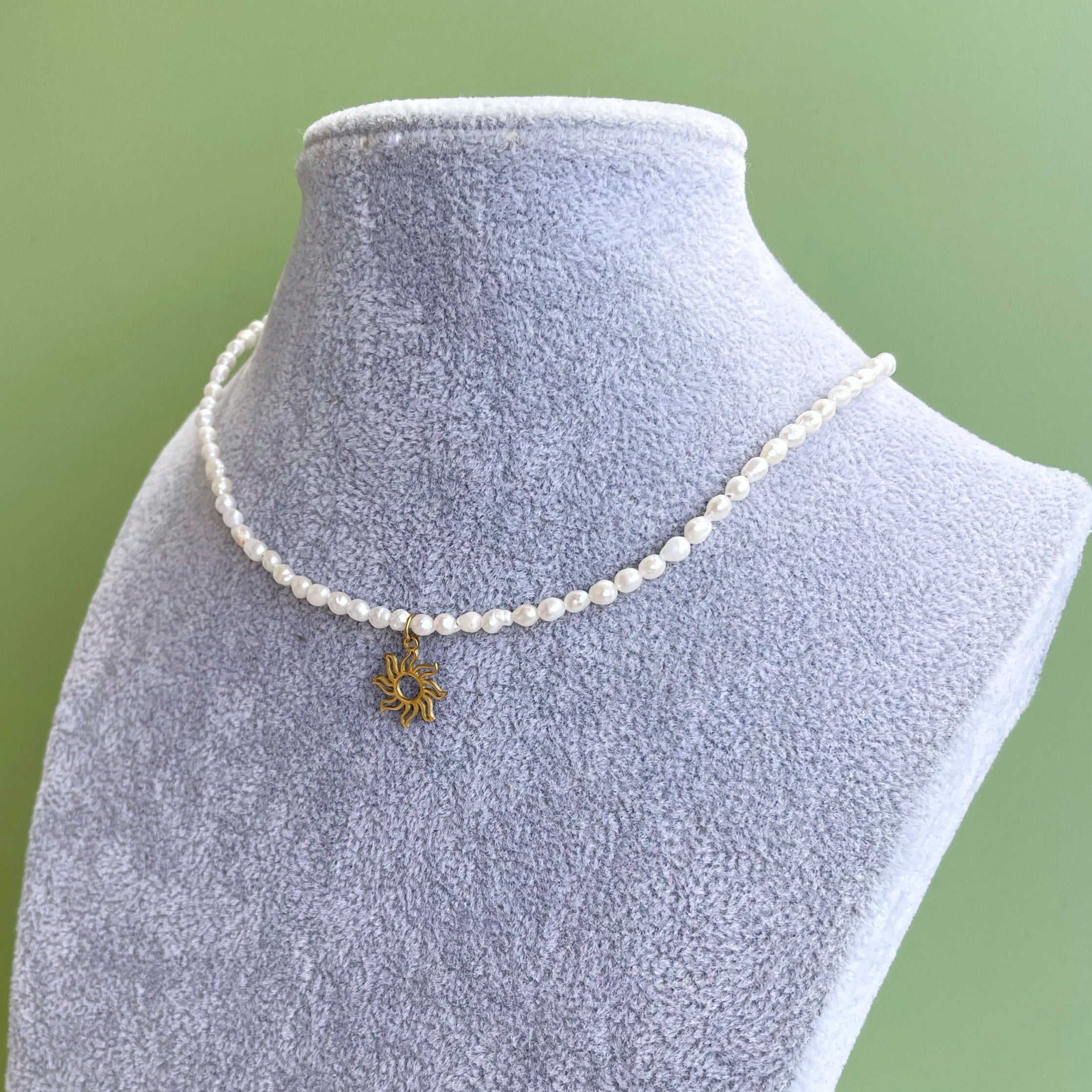 Choker Perlas “Solar”