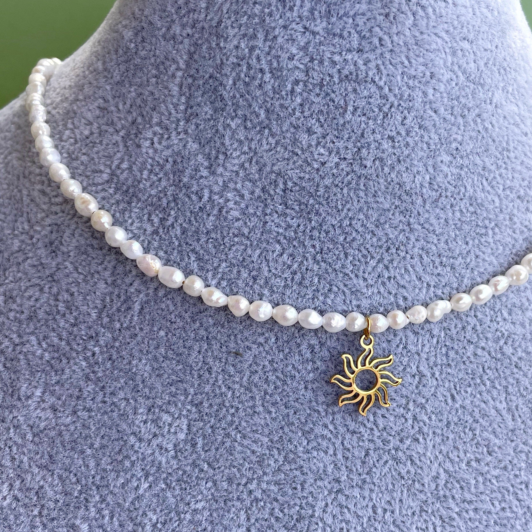Choker Perlas “Solar”