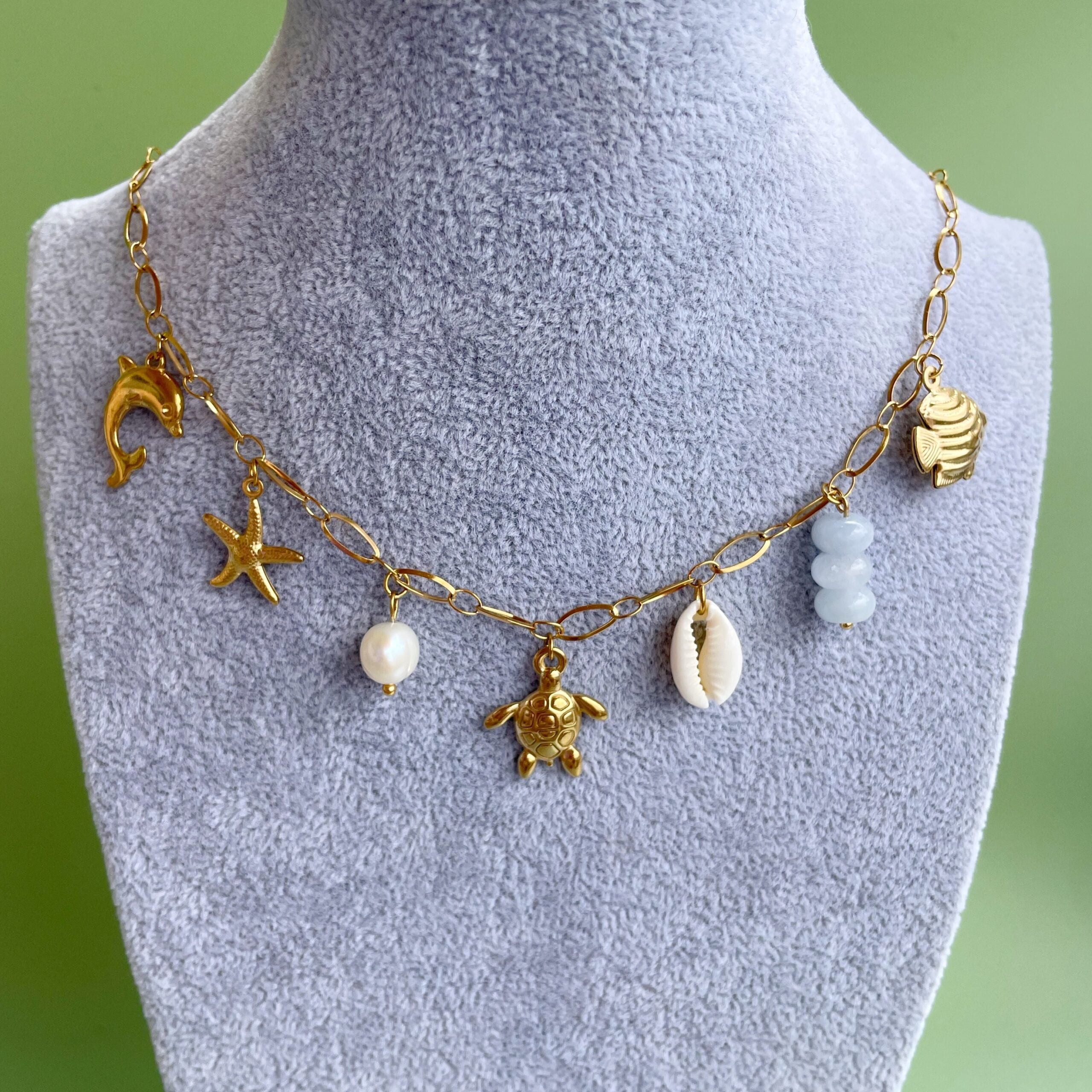 Collar multicharm “Encanto marino”