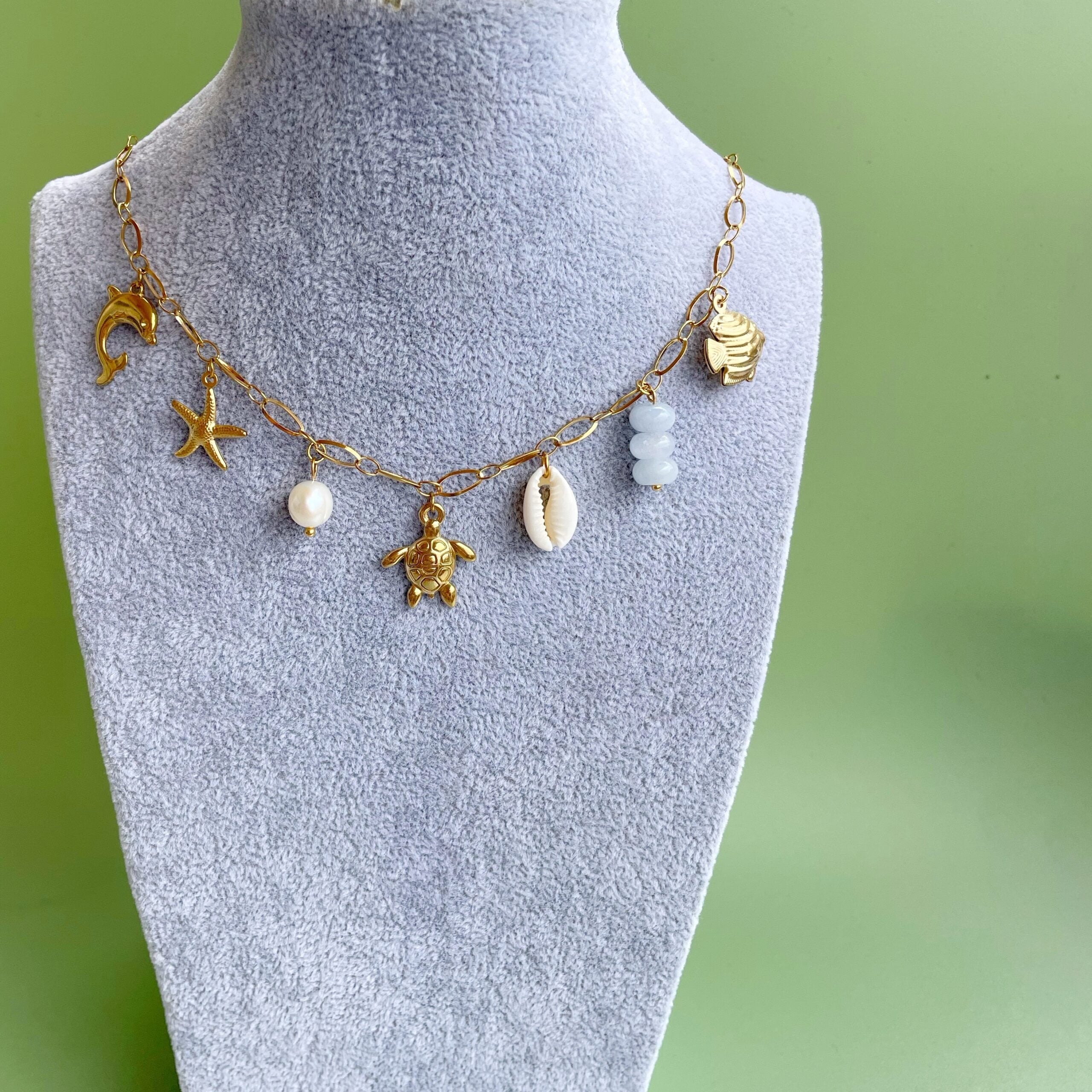 Collar multicharm “Encanto marino”