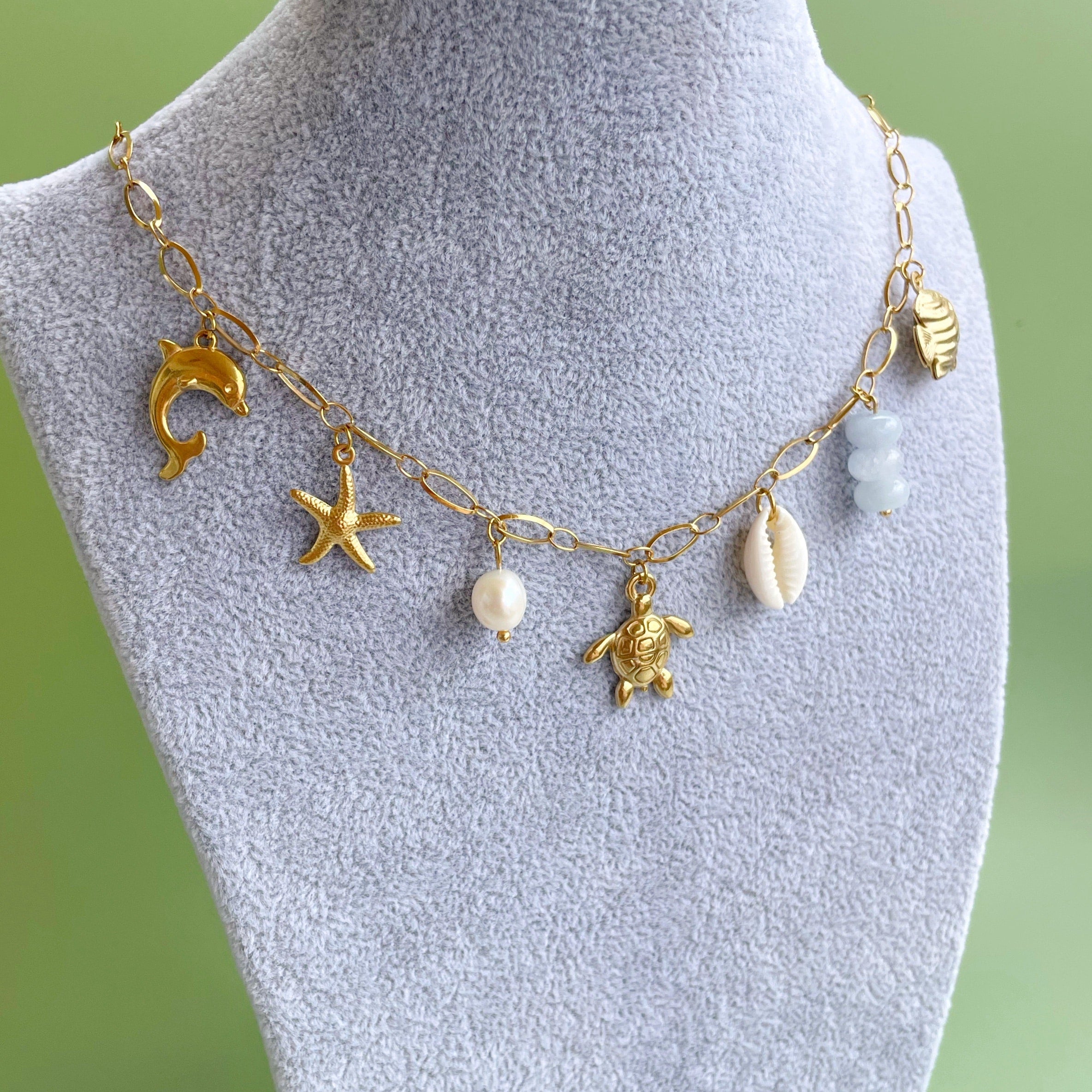 Collar multicharm “Encanto marino”
