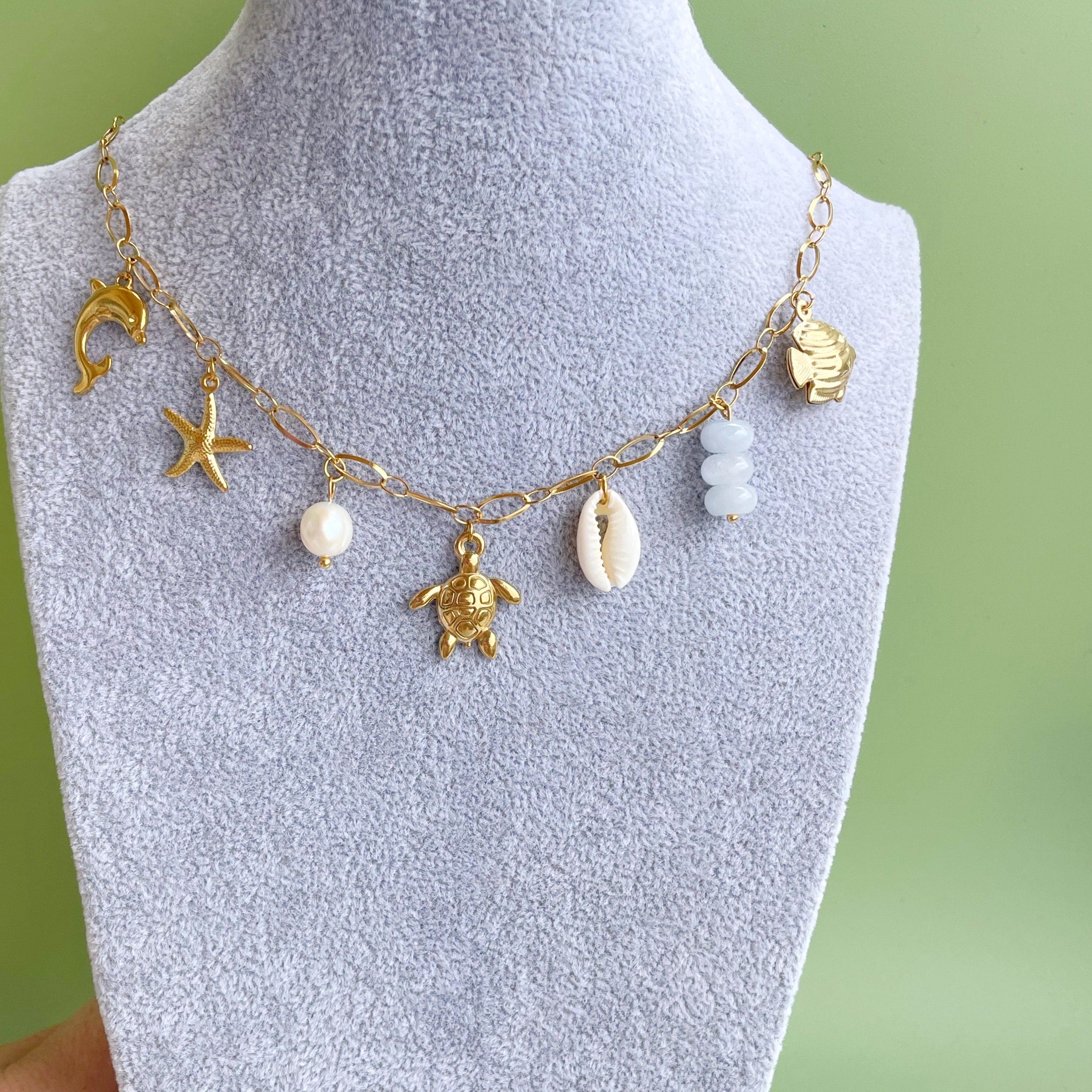 Collar multicharm “Encanto marino”