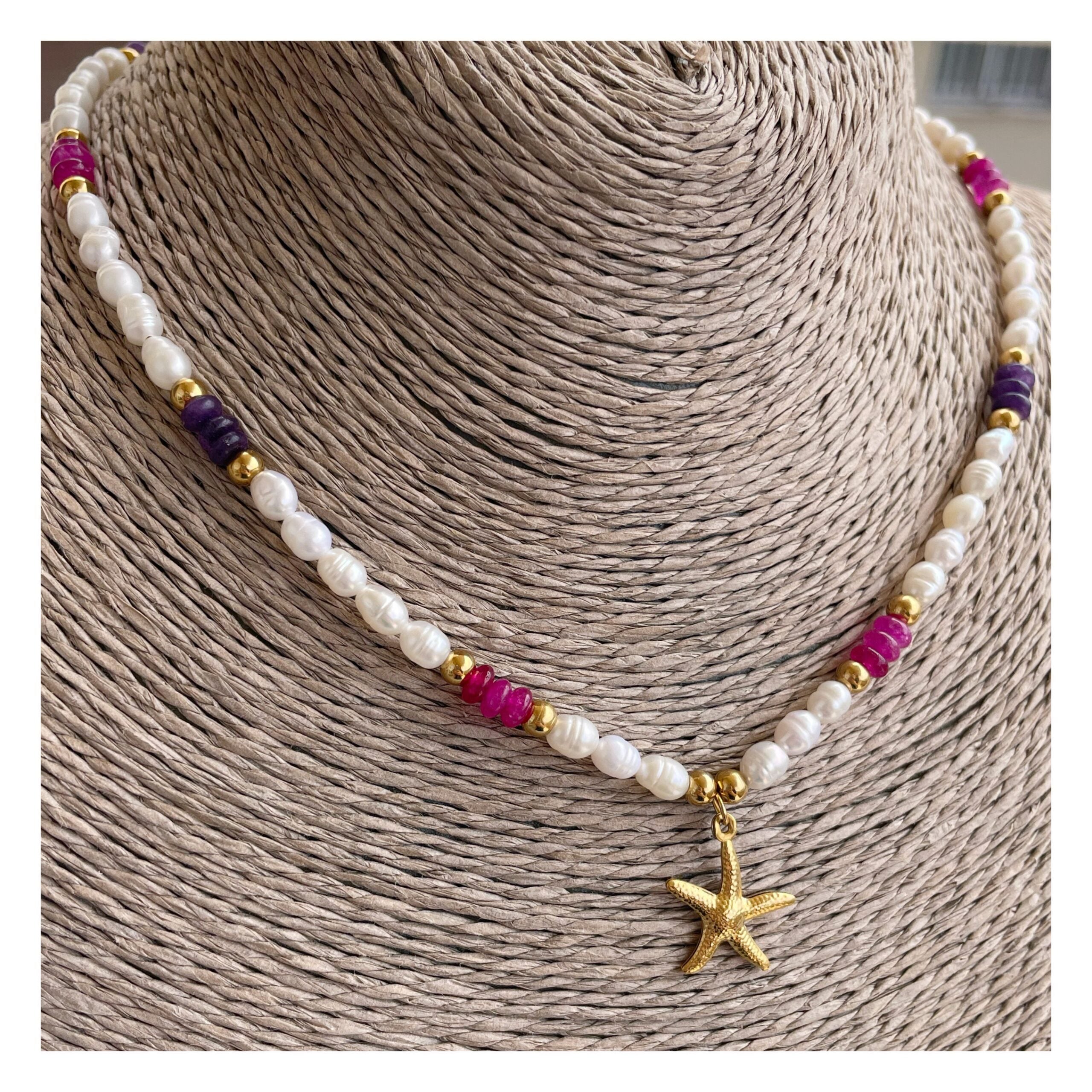 Collar perlas “Starfish”