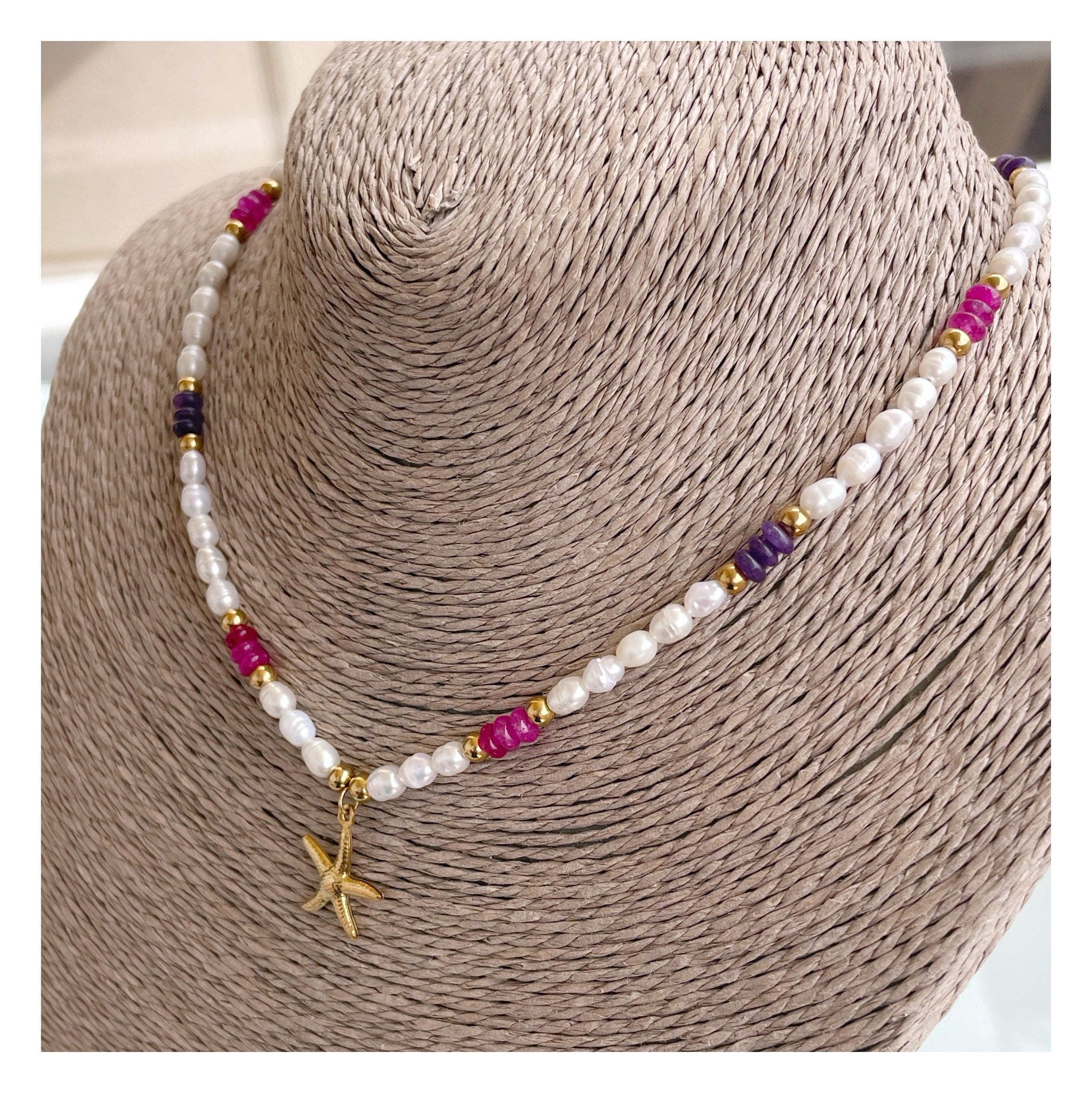 Collar perlas “Starfish”