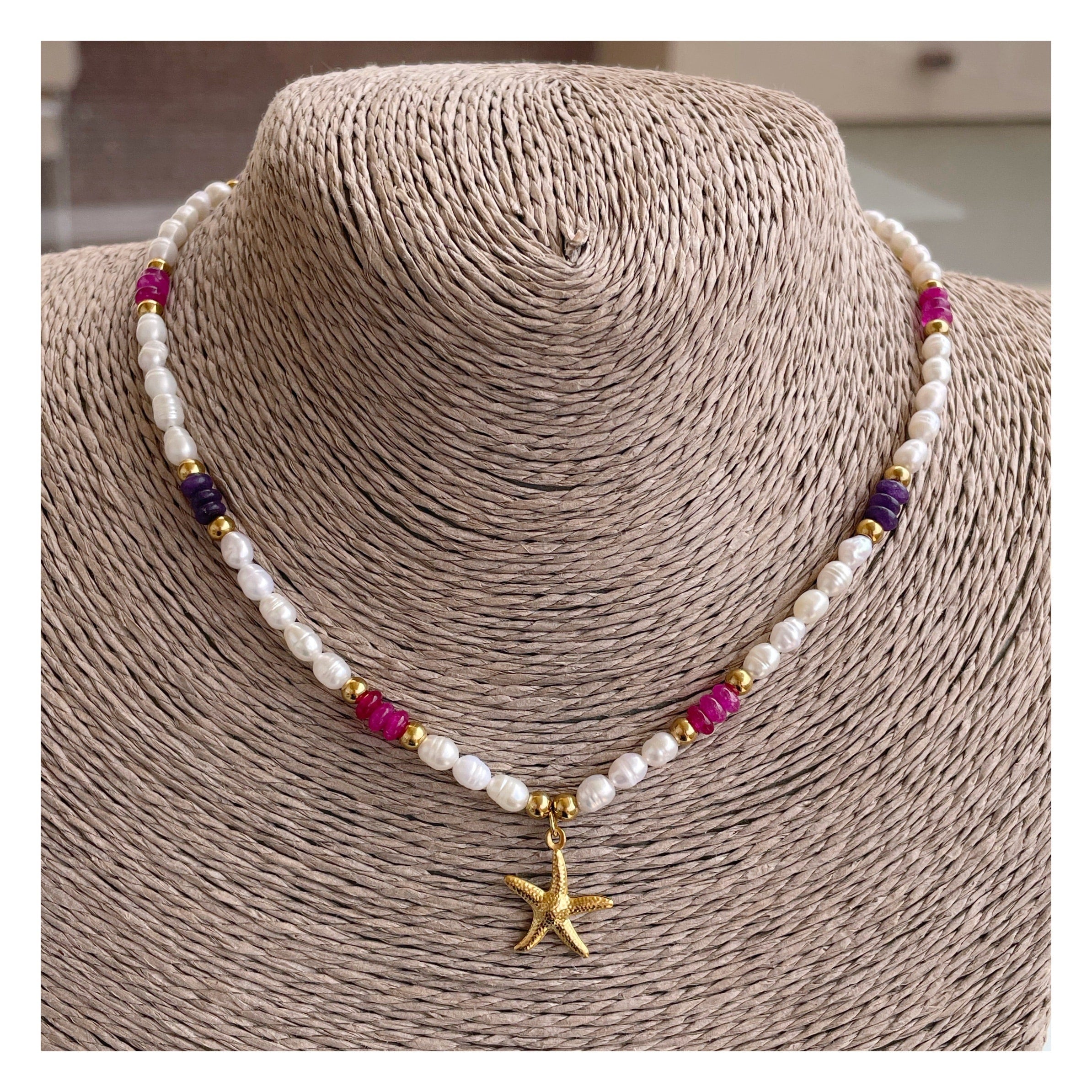 Collar perlas “Starfish”
