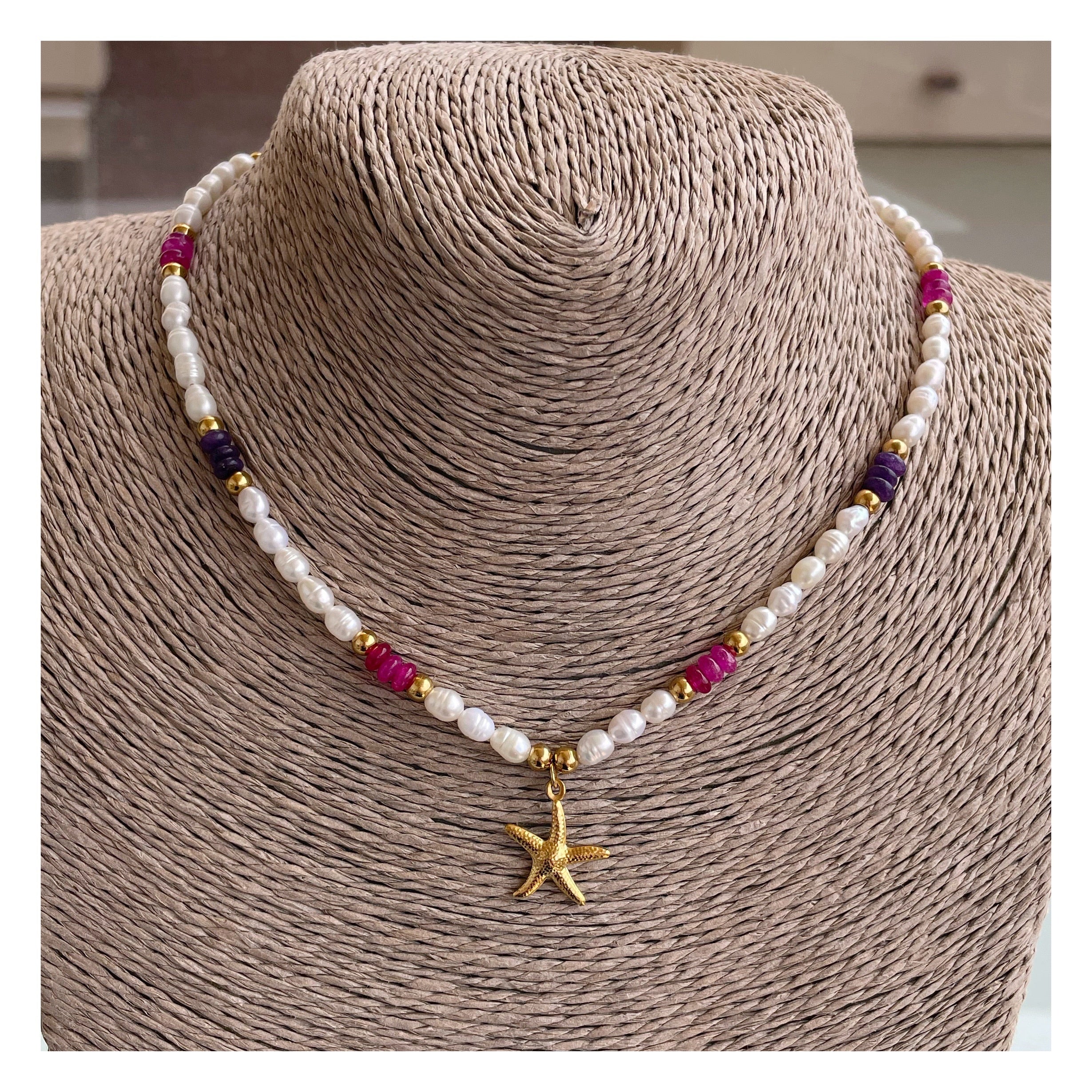Collar perlas “Starfish”