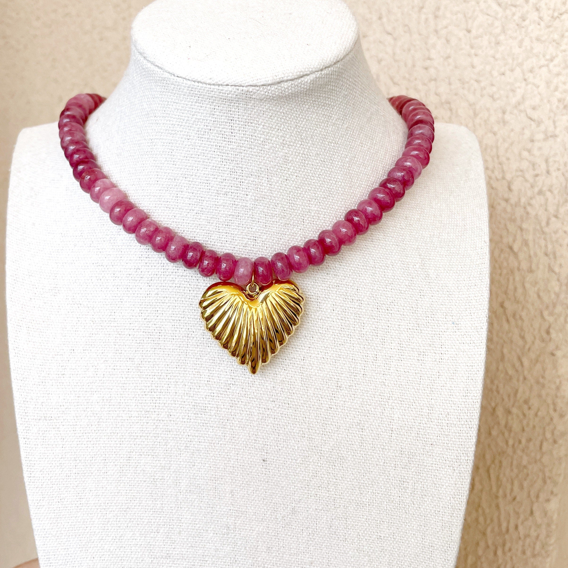 Collar “Corazón ” turmalina