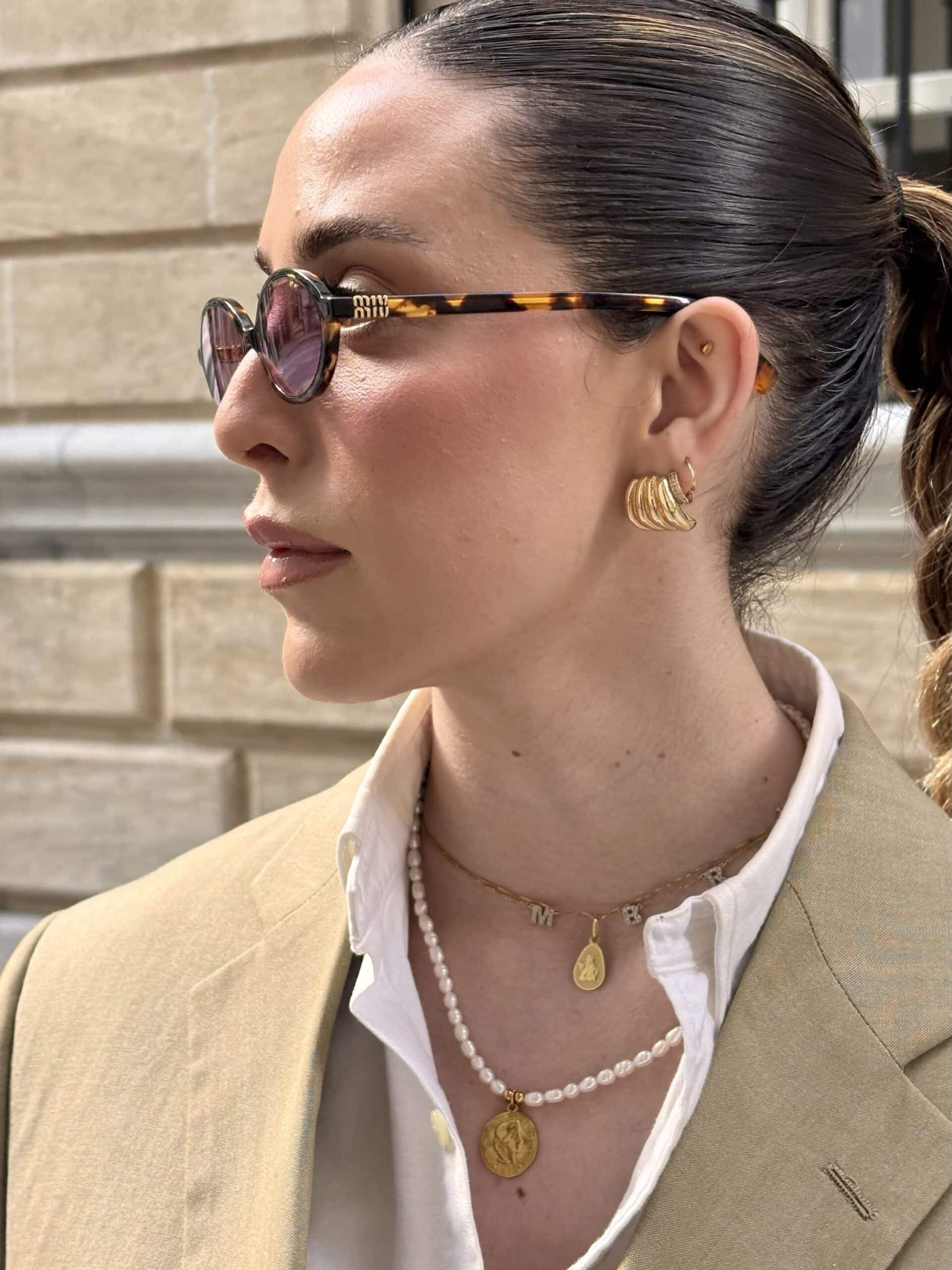 Collar perlas “Moneda”