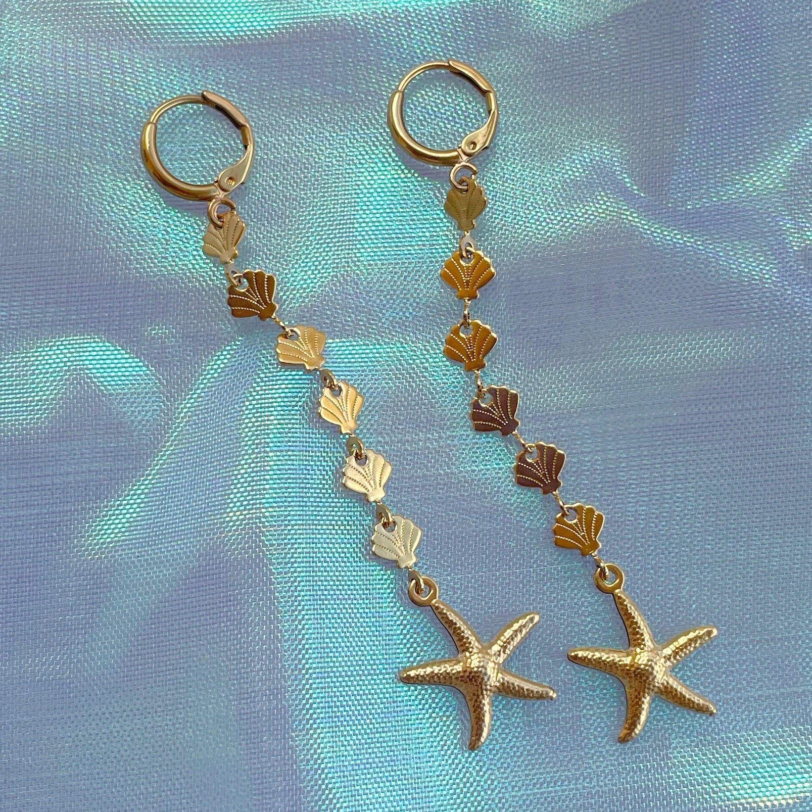 Pendientes “Sirenita” estrella