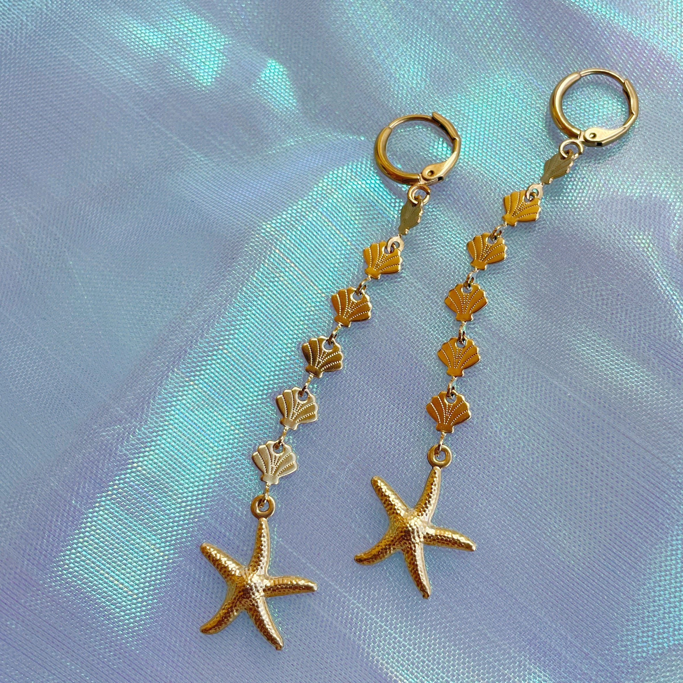 Pendientes “Sirenita” estrella