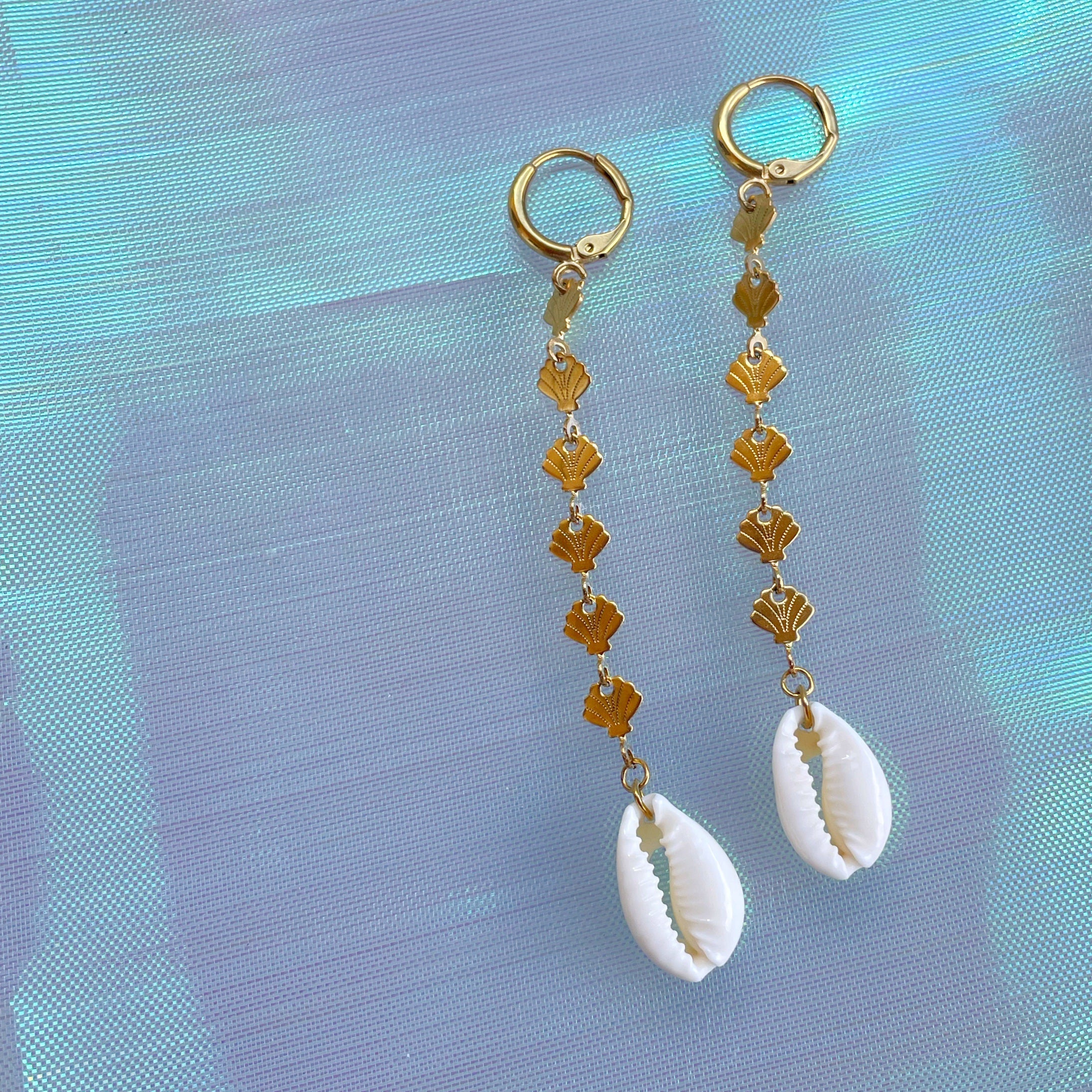 Pendientes “Sirenita” Concha