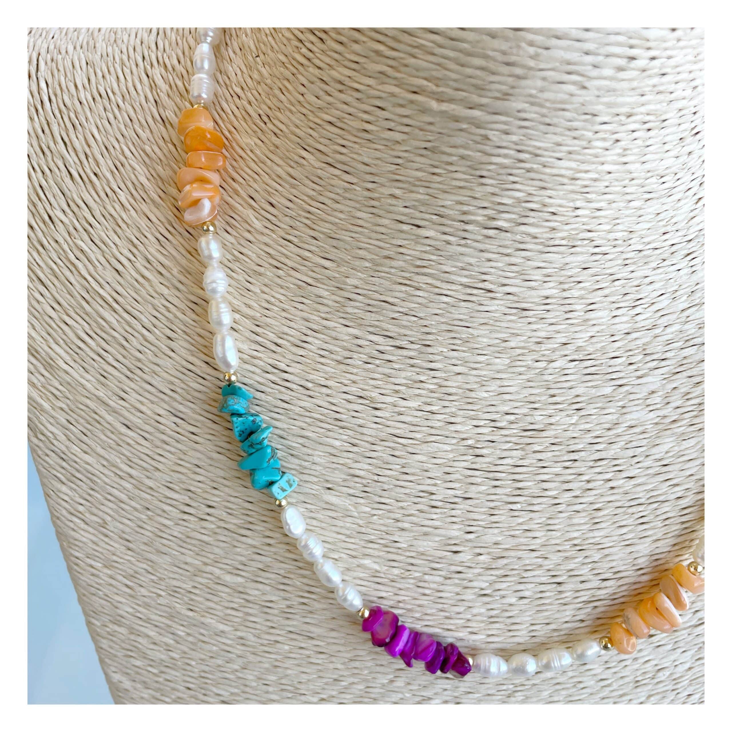 Collar “Coralillos” mixto