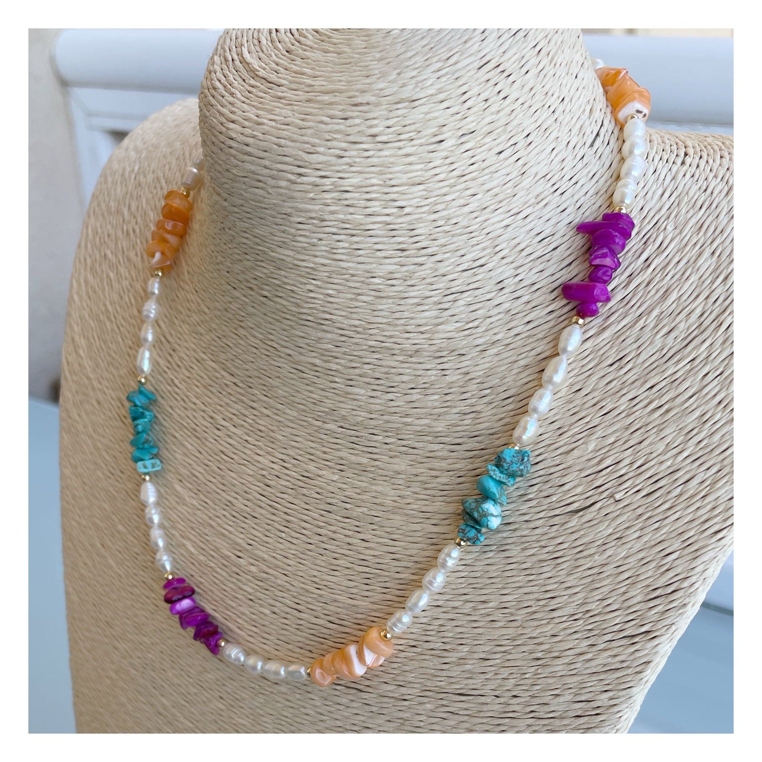 Collar “Coralillos” mixto