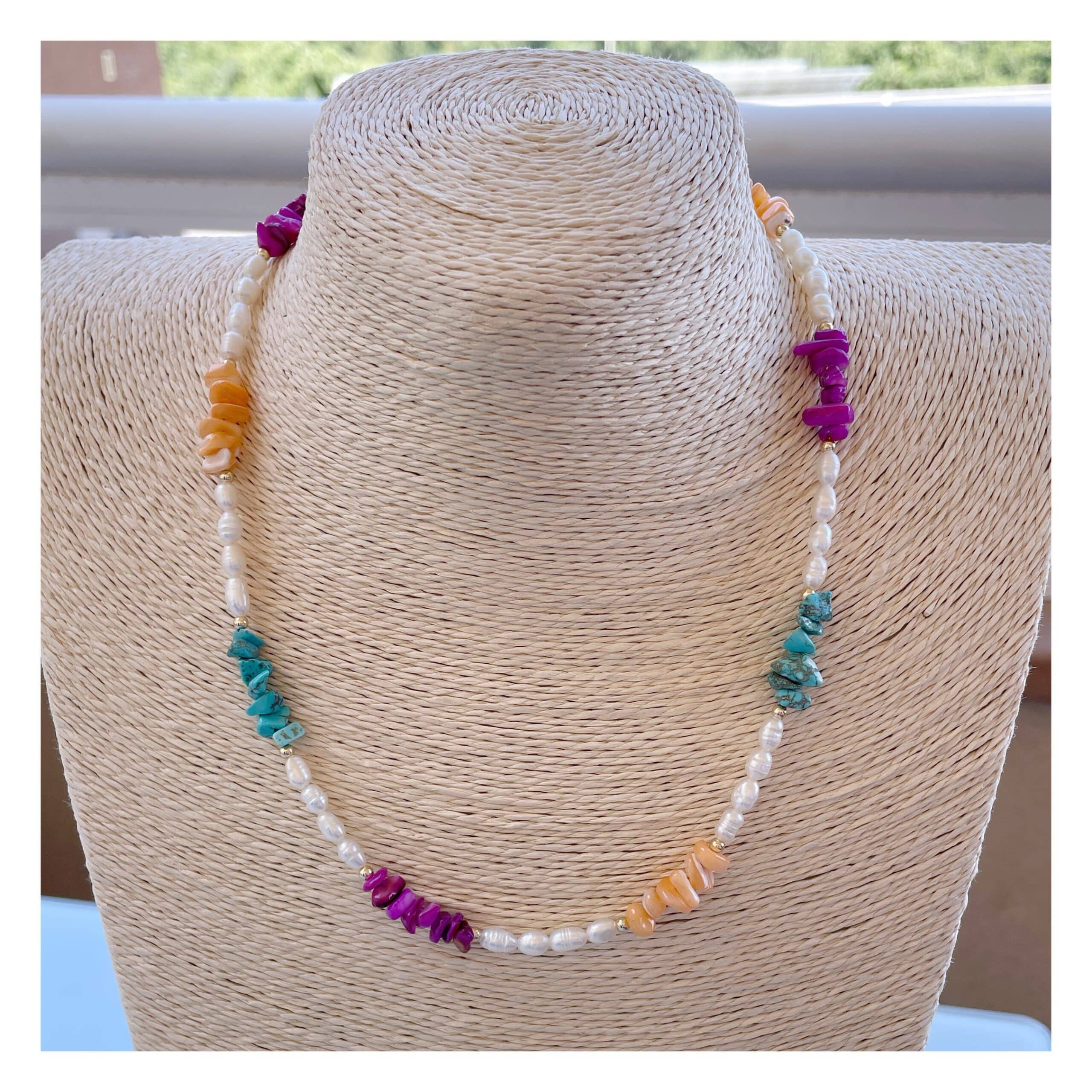 Collar “Coralillos” mixto