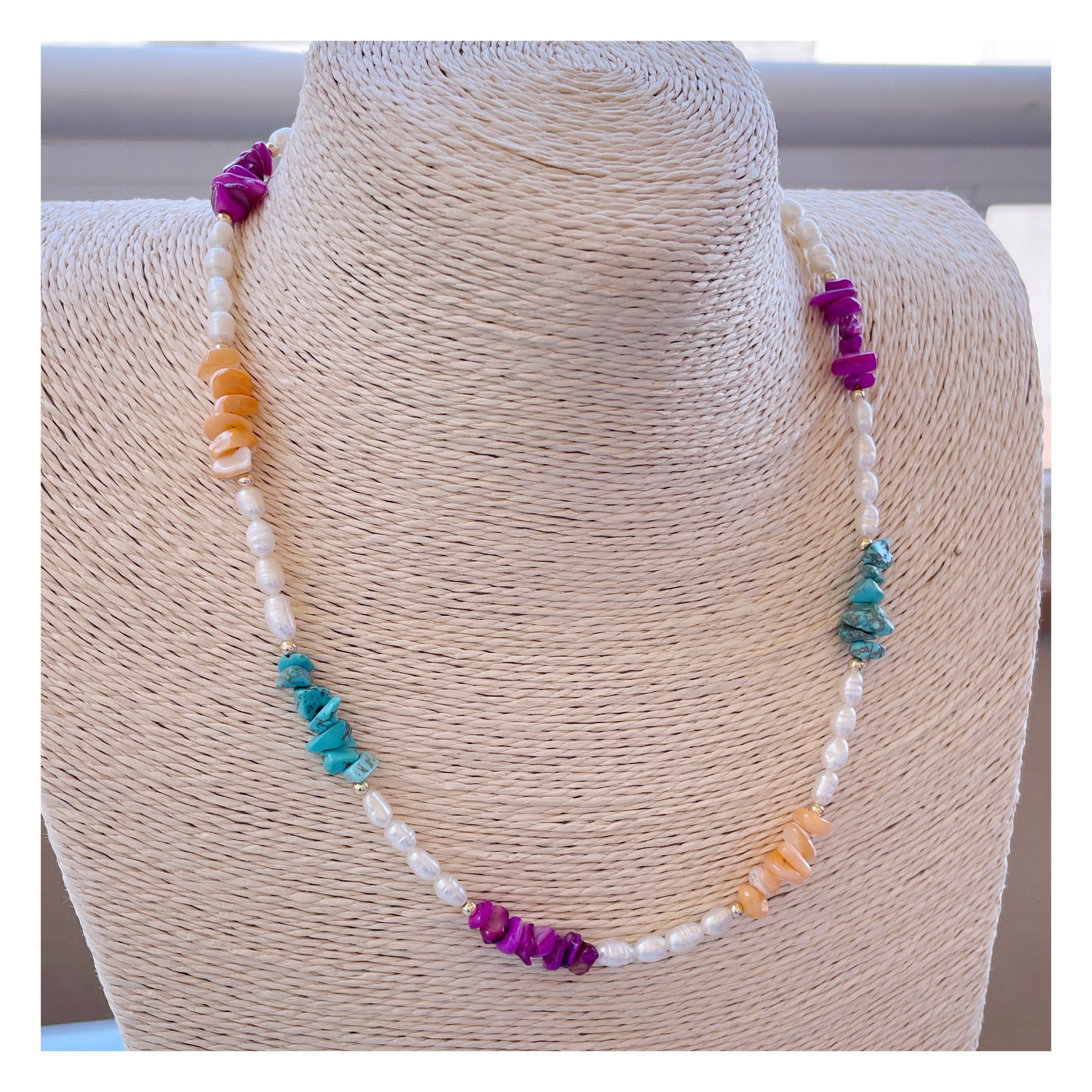 Collar “Coralillos” mixto
