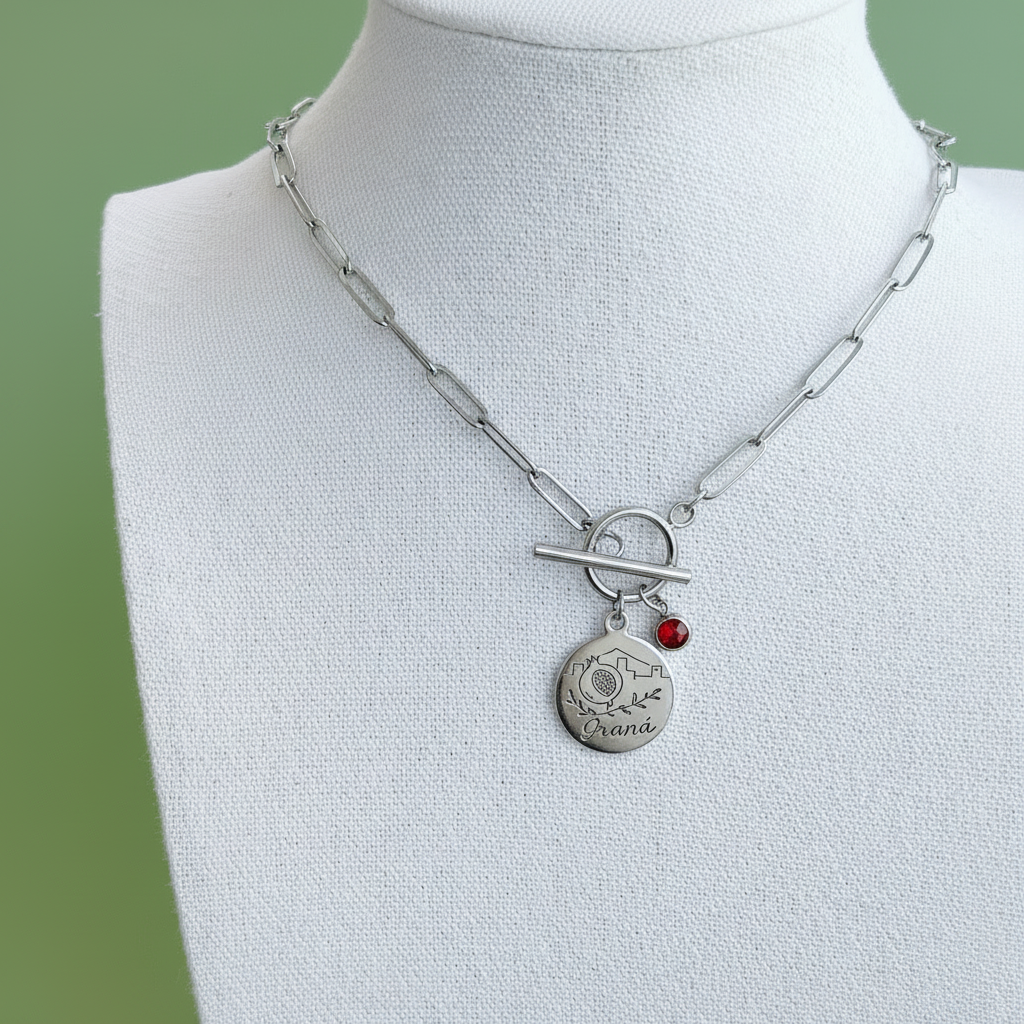 Collar “Mi tierra” (plateado)